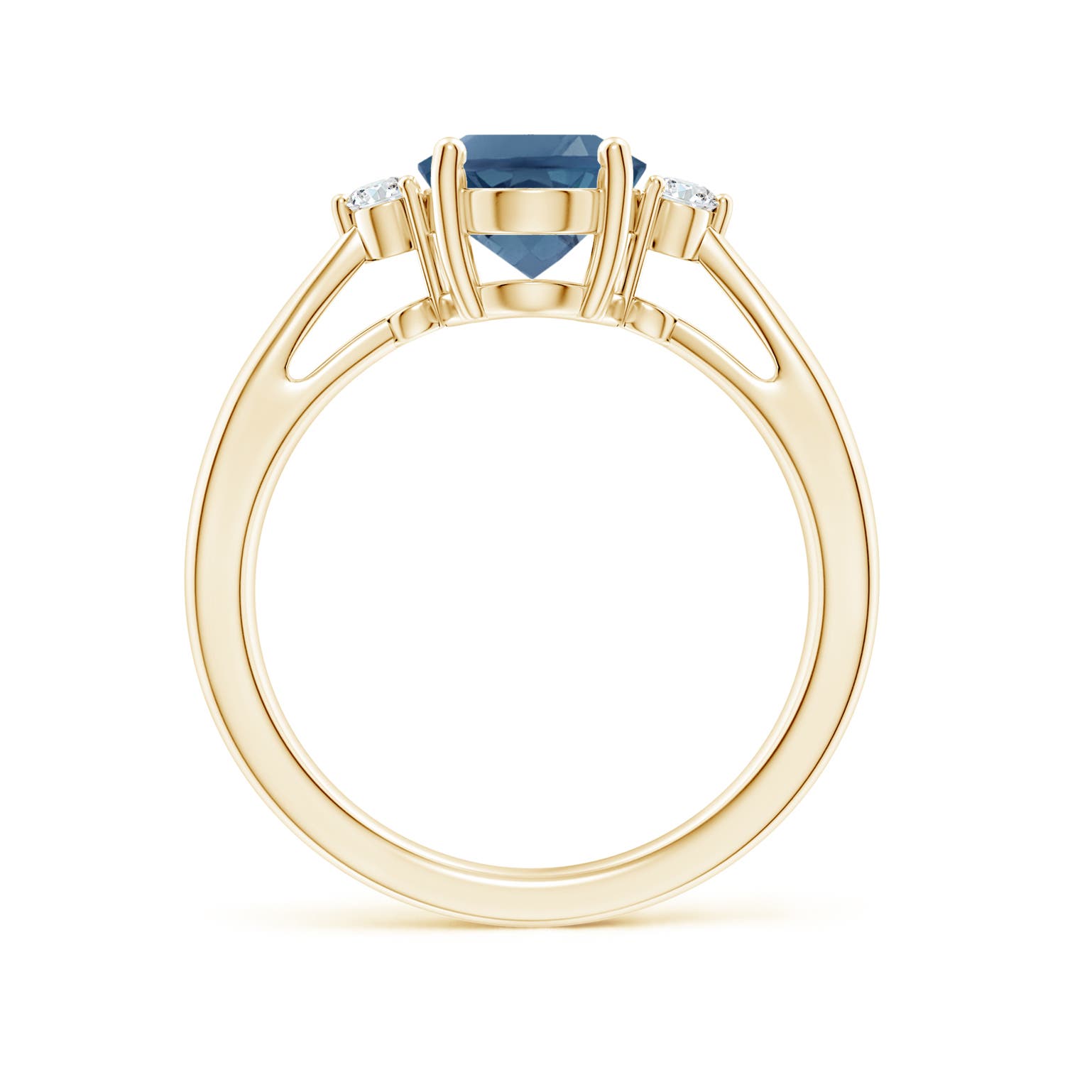 A - London Blue Topaz / 2.32 CT / 14 KT Yellow Gold