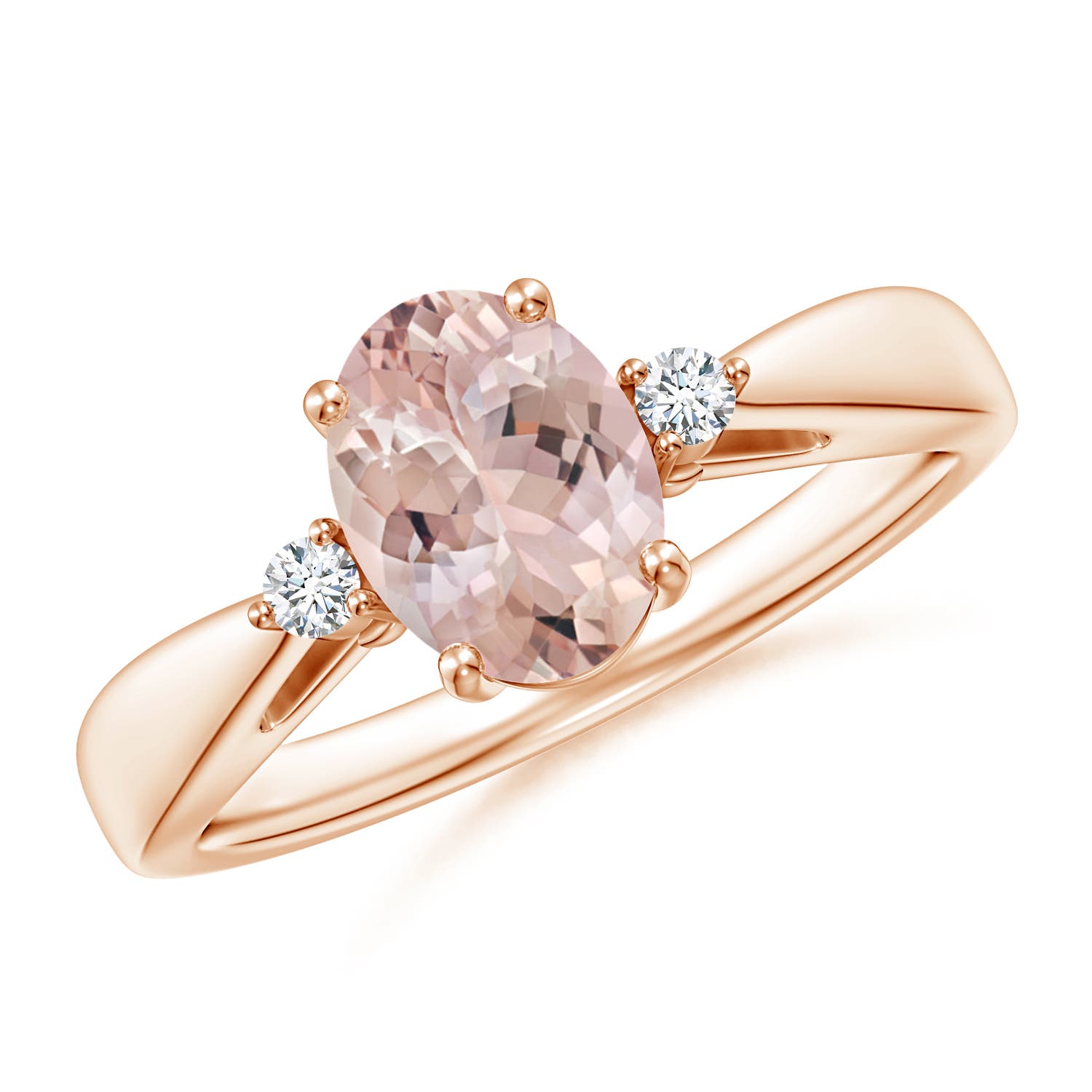 AA - Morganite / 1.16 CT / 14 KT Rose Gold