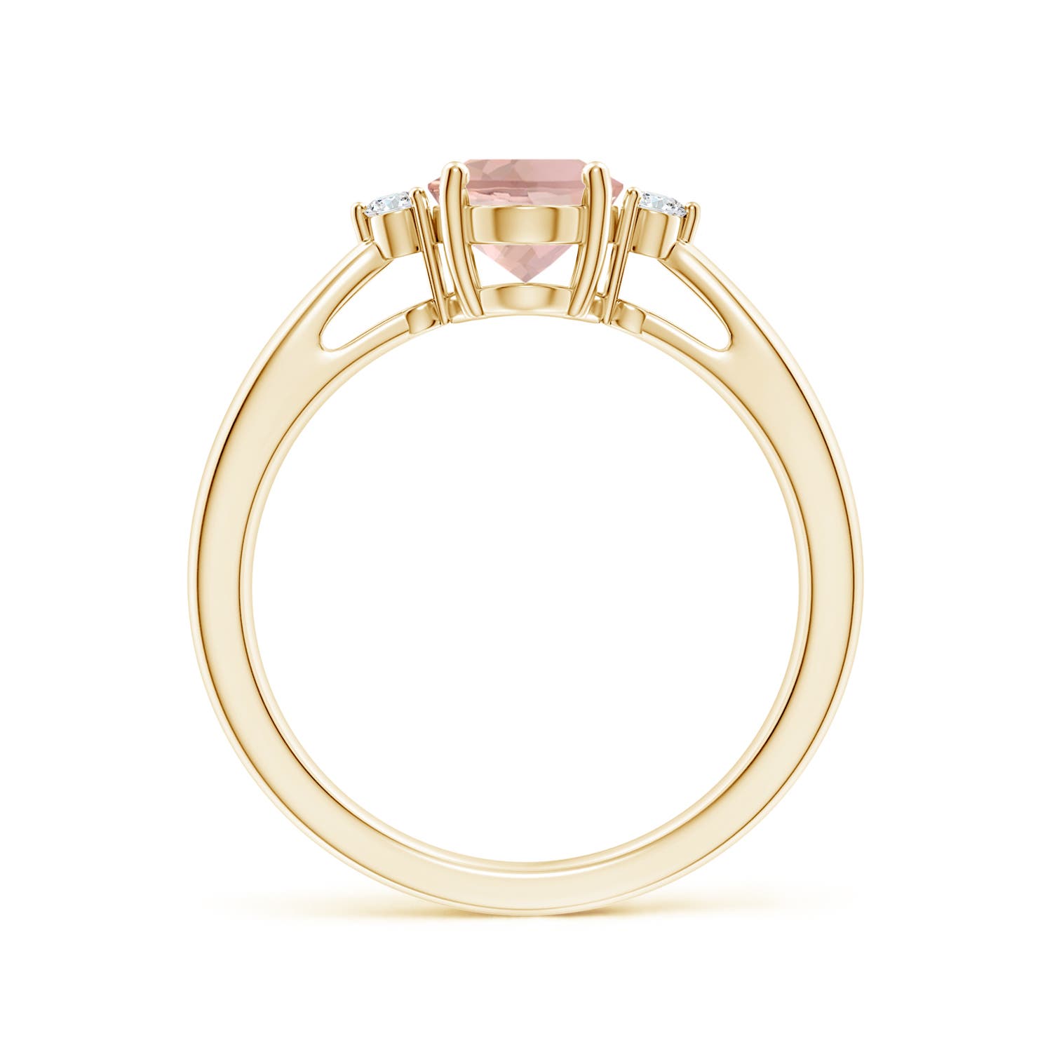 AAA - Morganite / 1.16 CT / 14 KT Yellow Gold