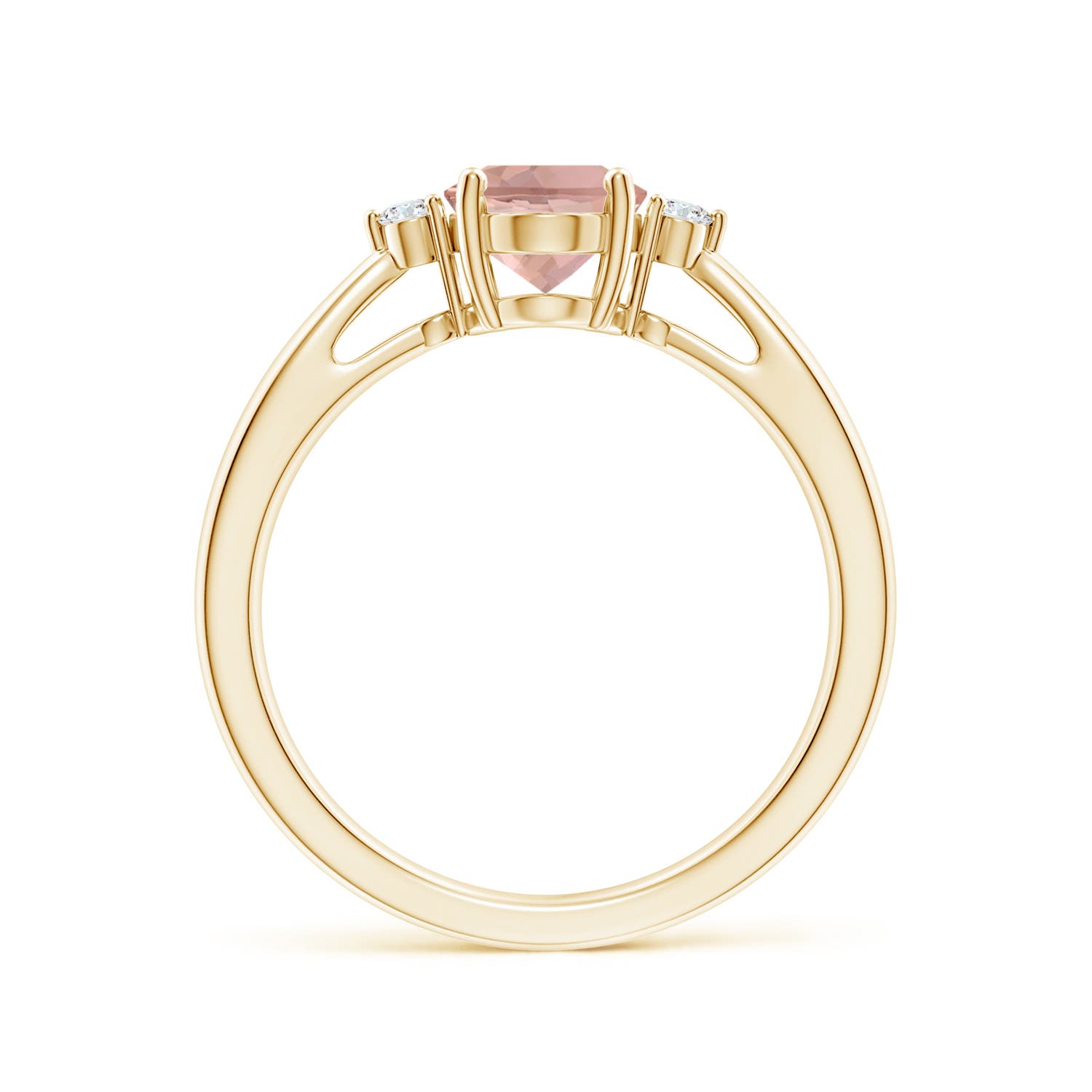 AAAA - Morganite / 1.16 CT / 14 KT Yellow Gold