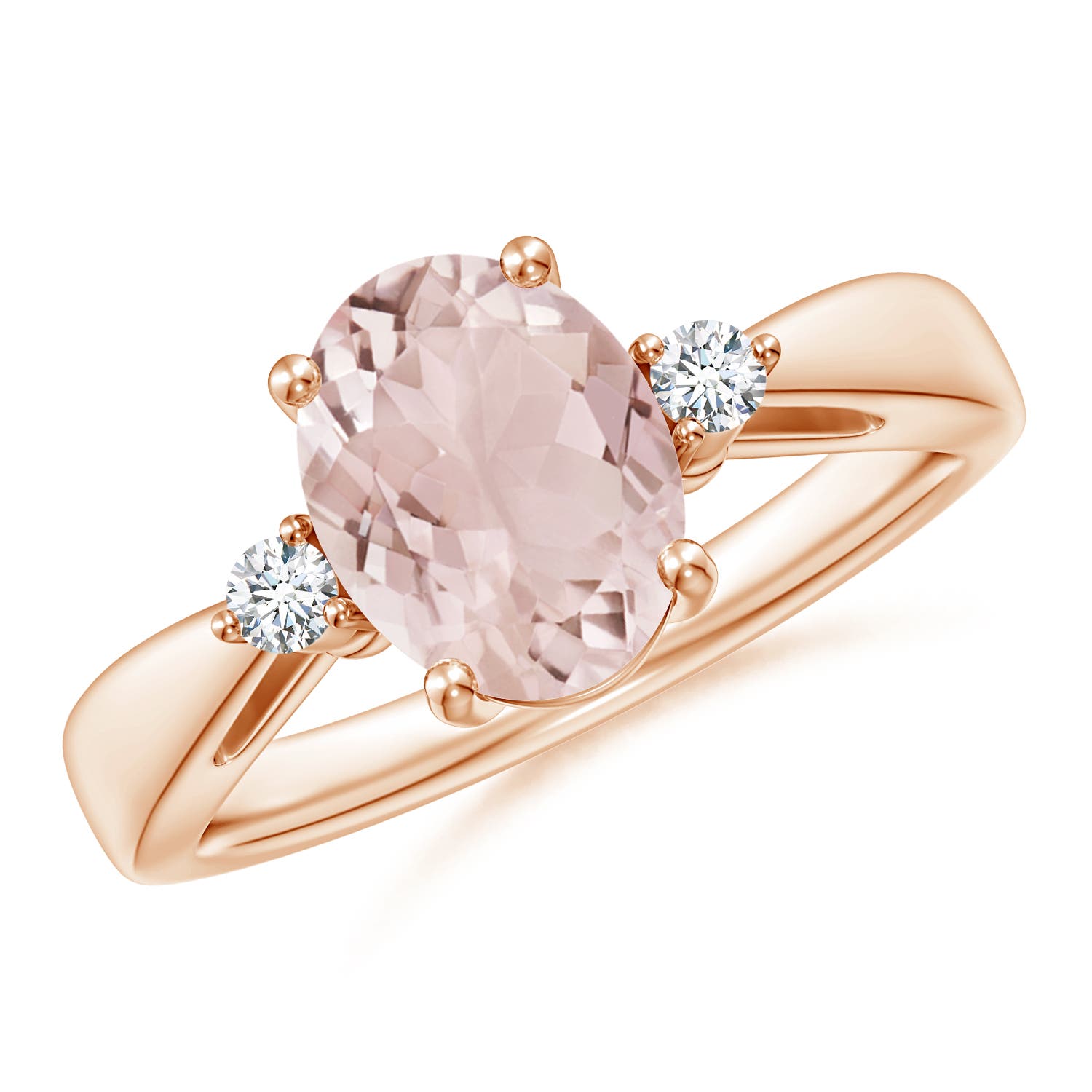 A - Morganite / 1.72 CT / 14 KT Rose Gold