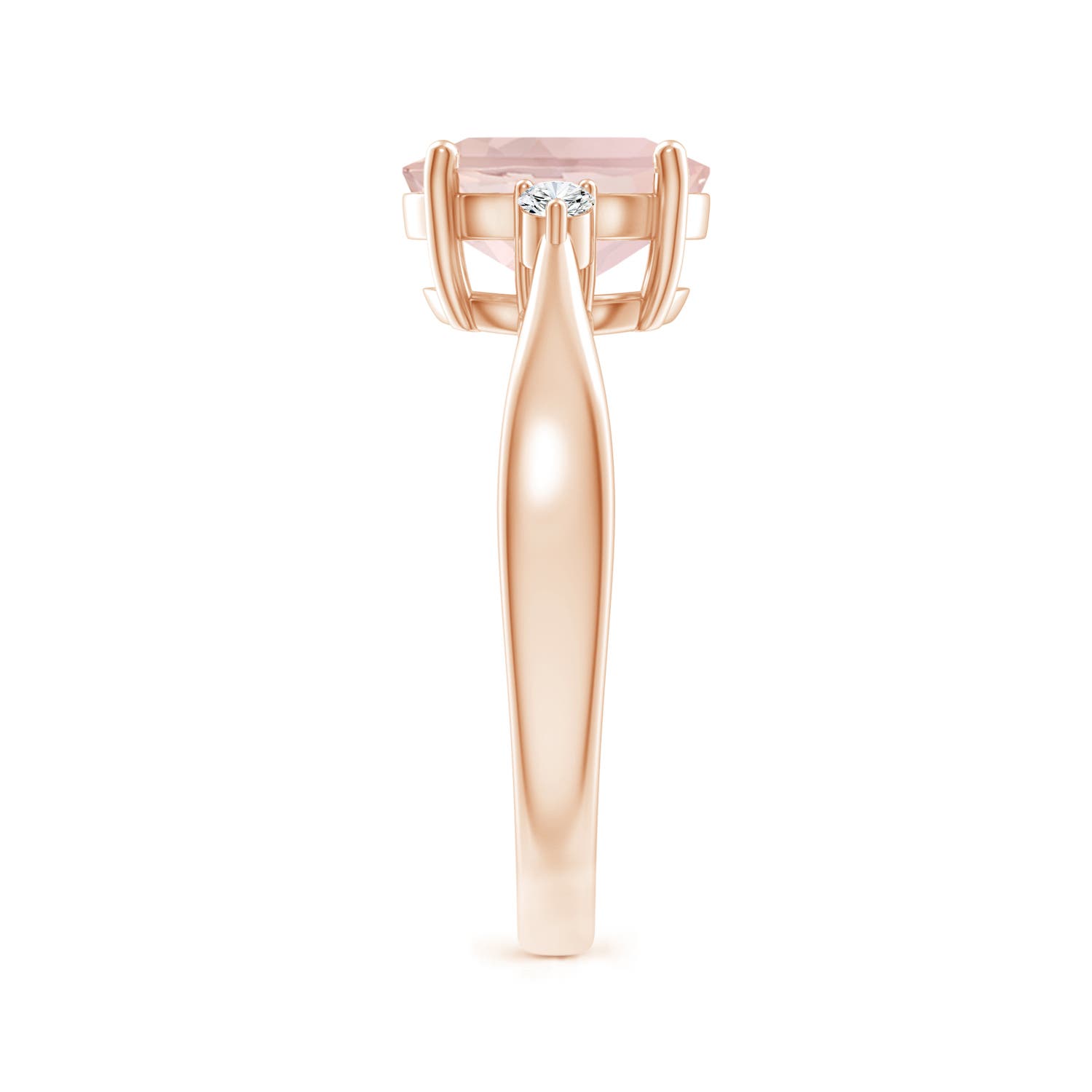 A - Morganite / 1.72 CT / 14 KT Rose Gold