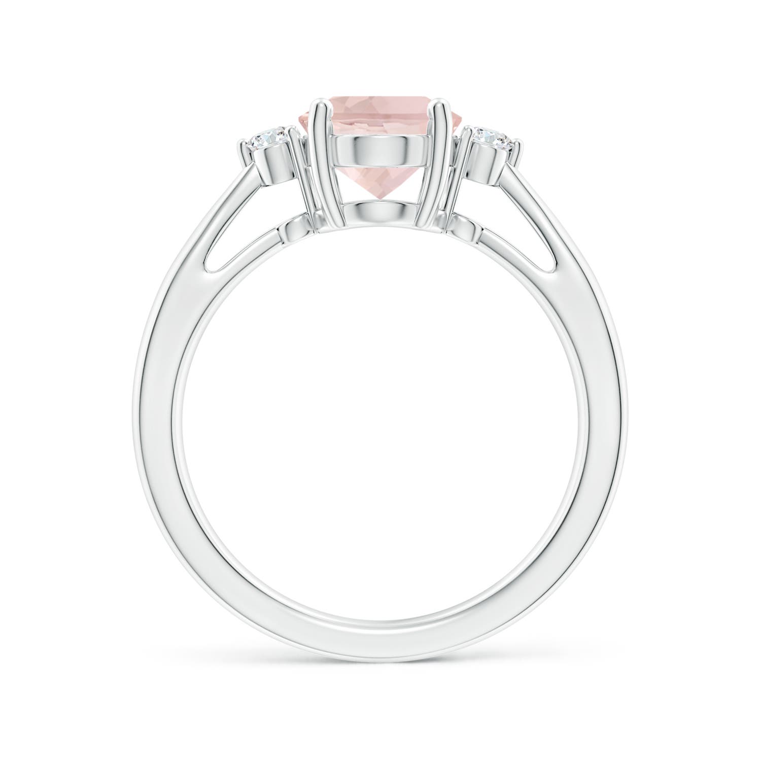 A - Morganite / 1.72 CT / 14 KT White Gold