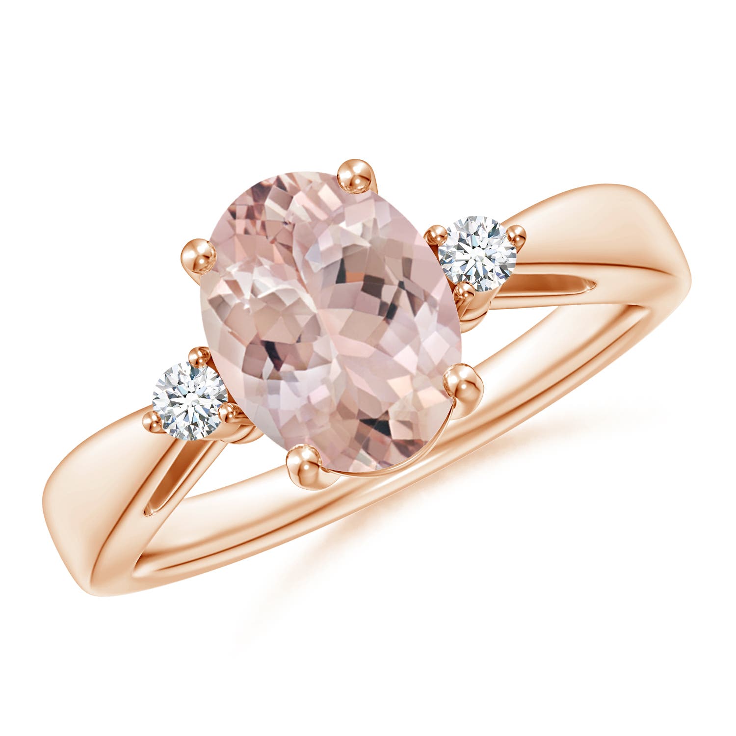 AA - Morganite / 1.72 CT / 14 KT Rose Gold