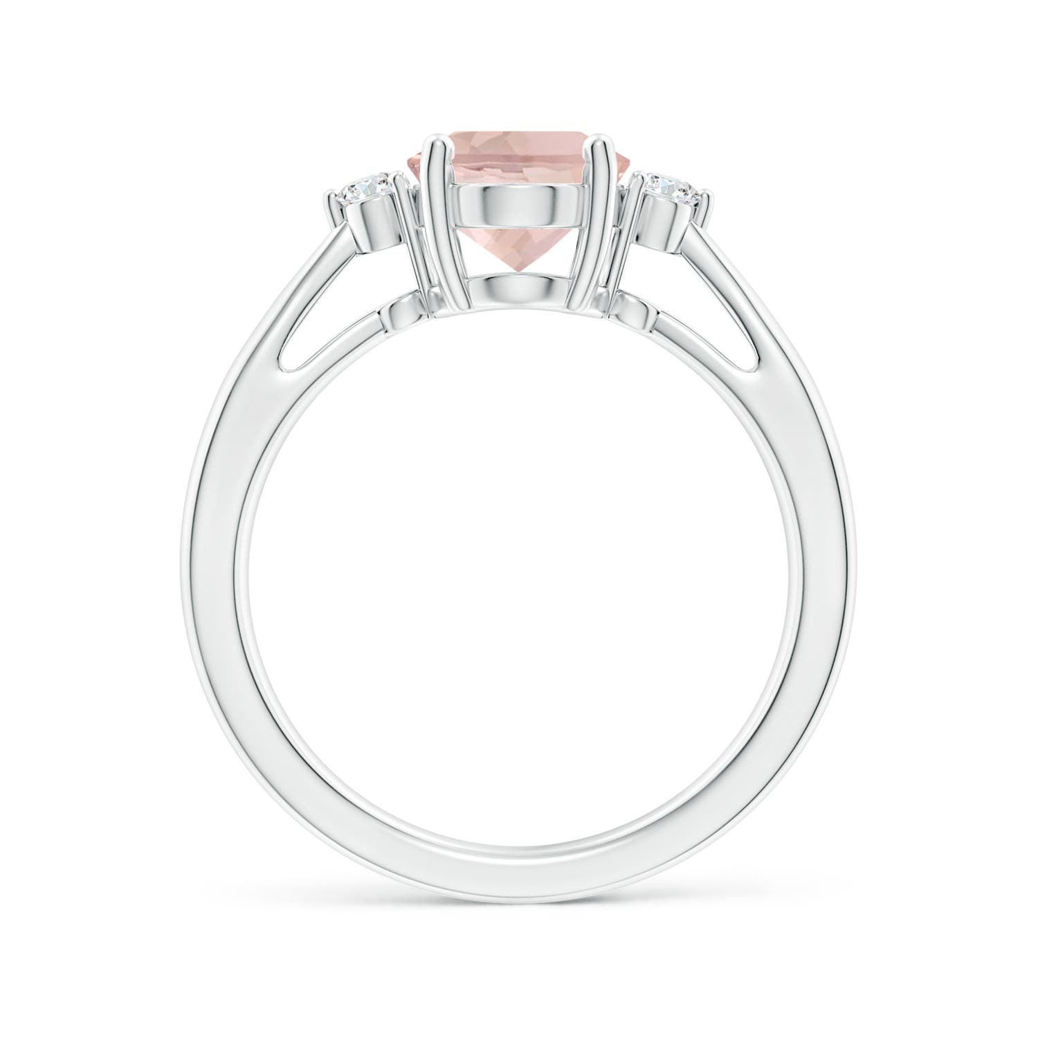 AA - Morganite / 1.72 CT / 14 KT White Gold