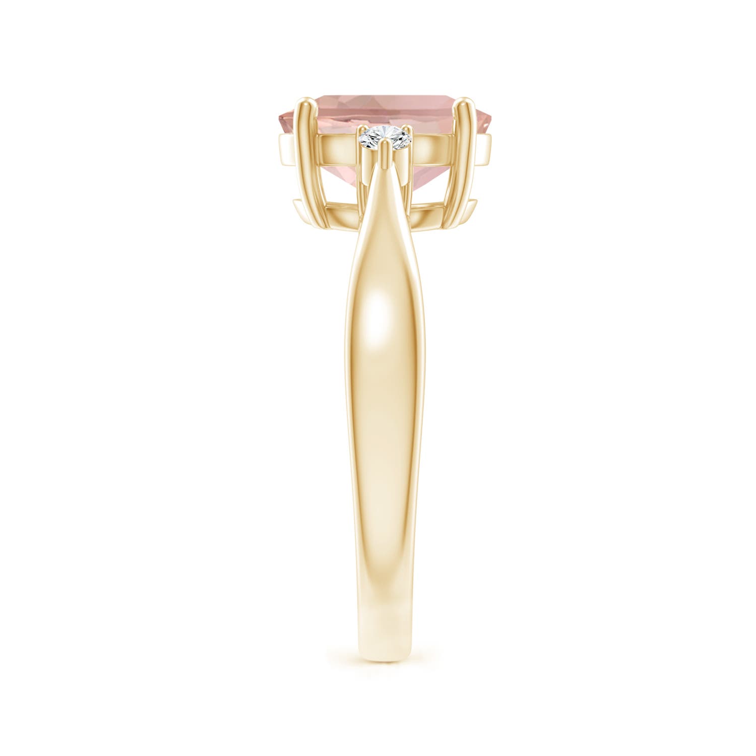 AAA - Morganite / 1.72 CT / 14 KT Yellow Gold