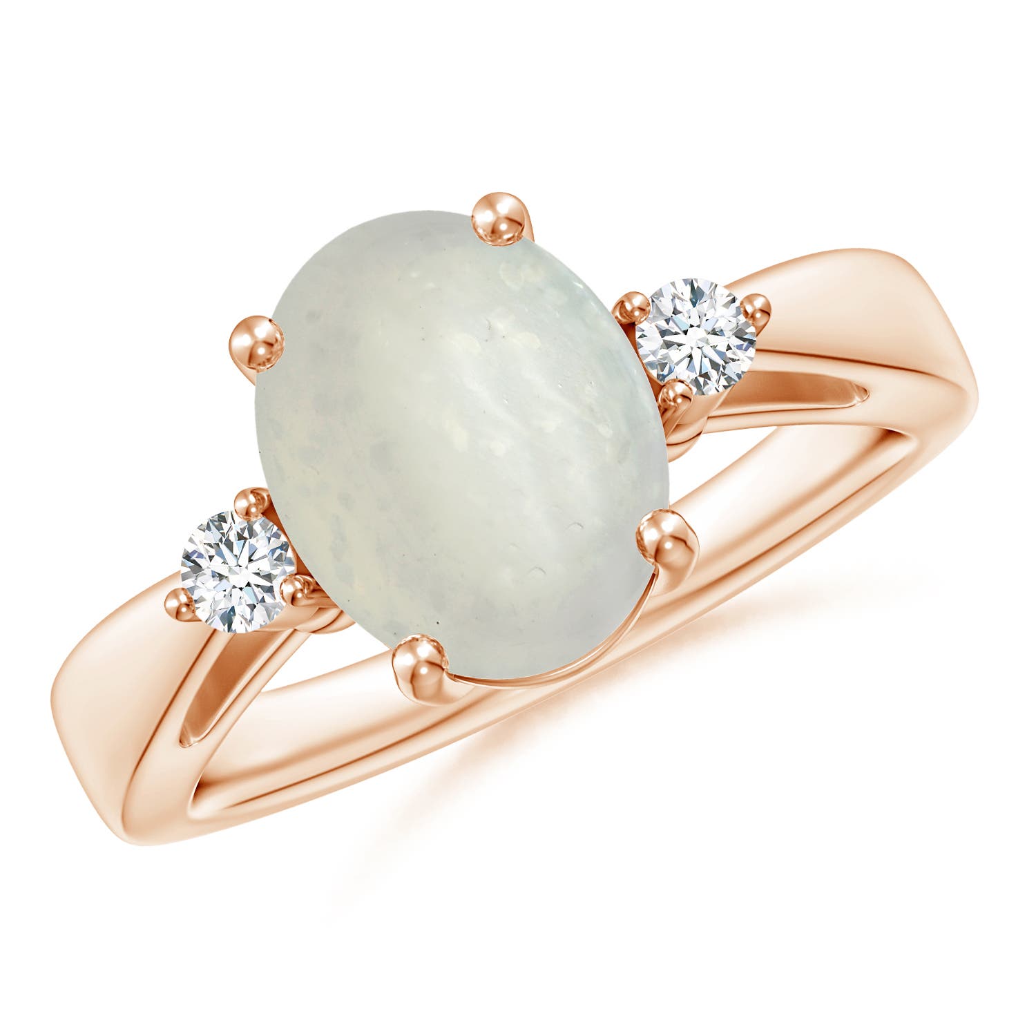 A - Moonstone / 2.59 CT / 14 KT Rose Gold