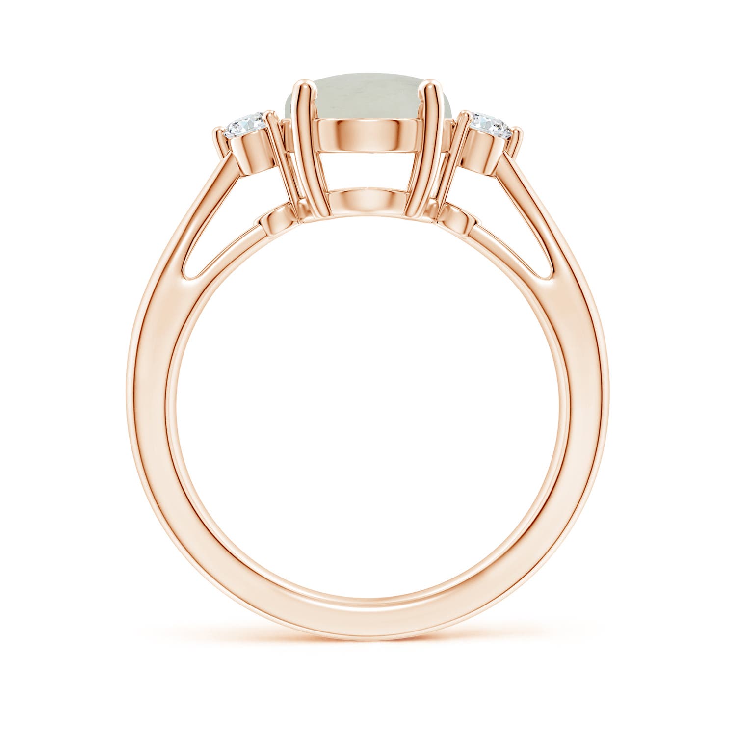 A - Moonstone / 2.59 CT / 14 KT Rose Gold