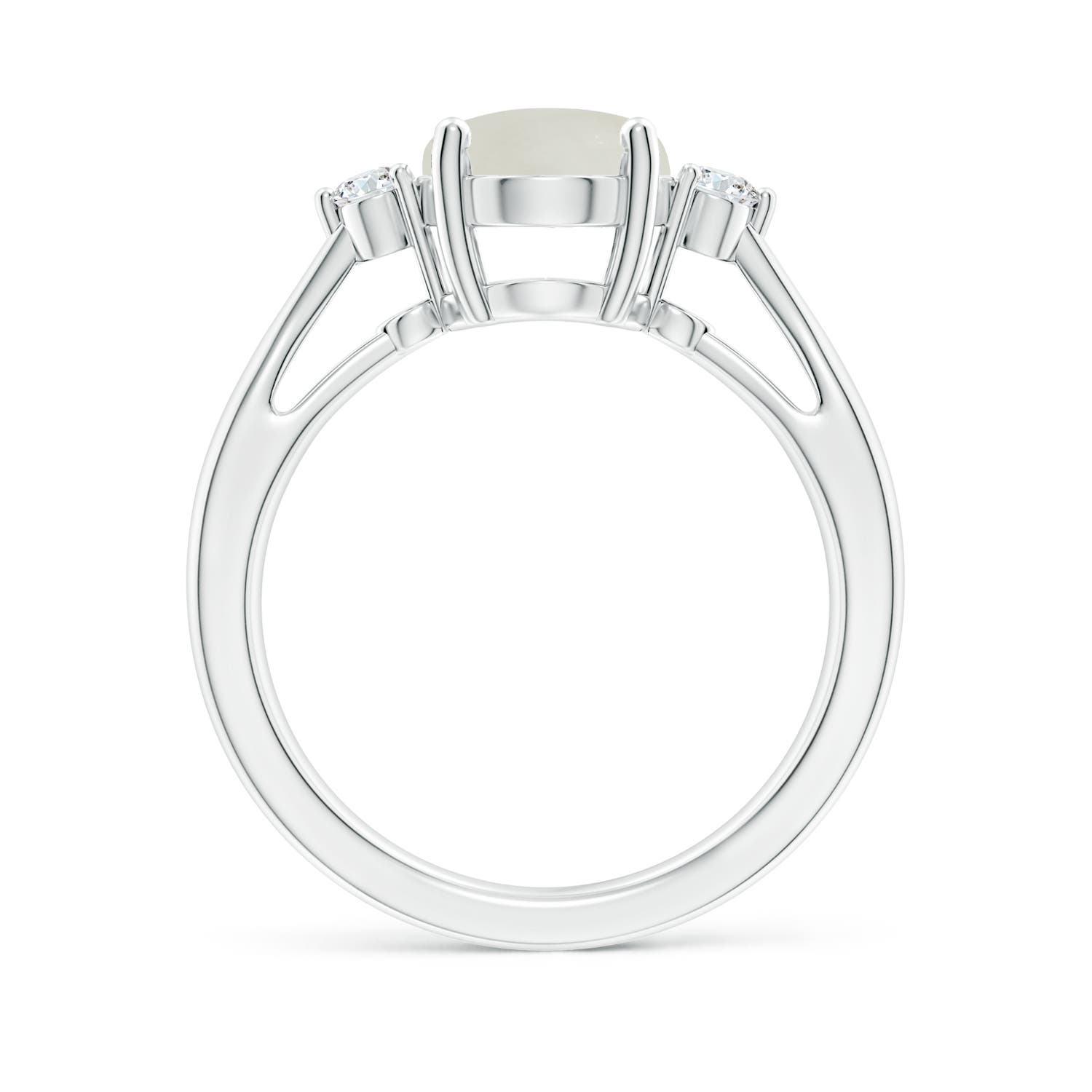 AAA - Moonstone / 2.59 CT / 14 KT White Gold