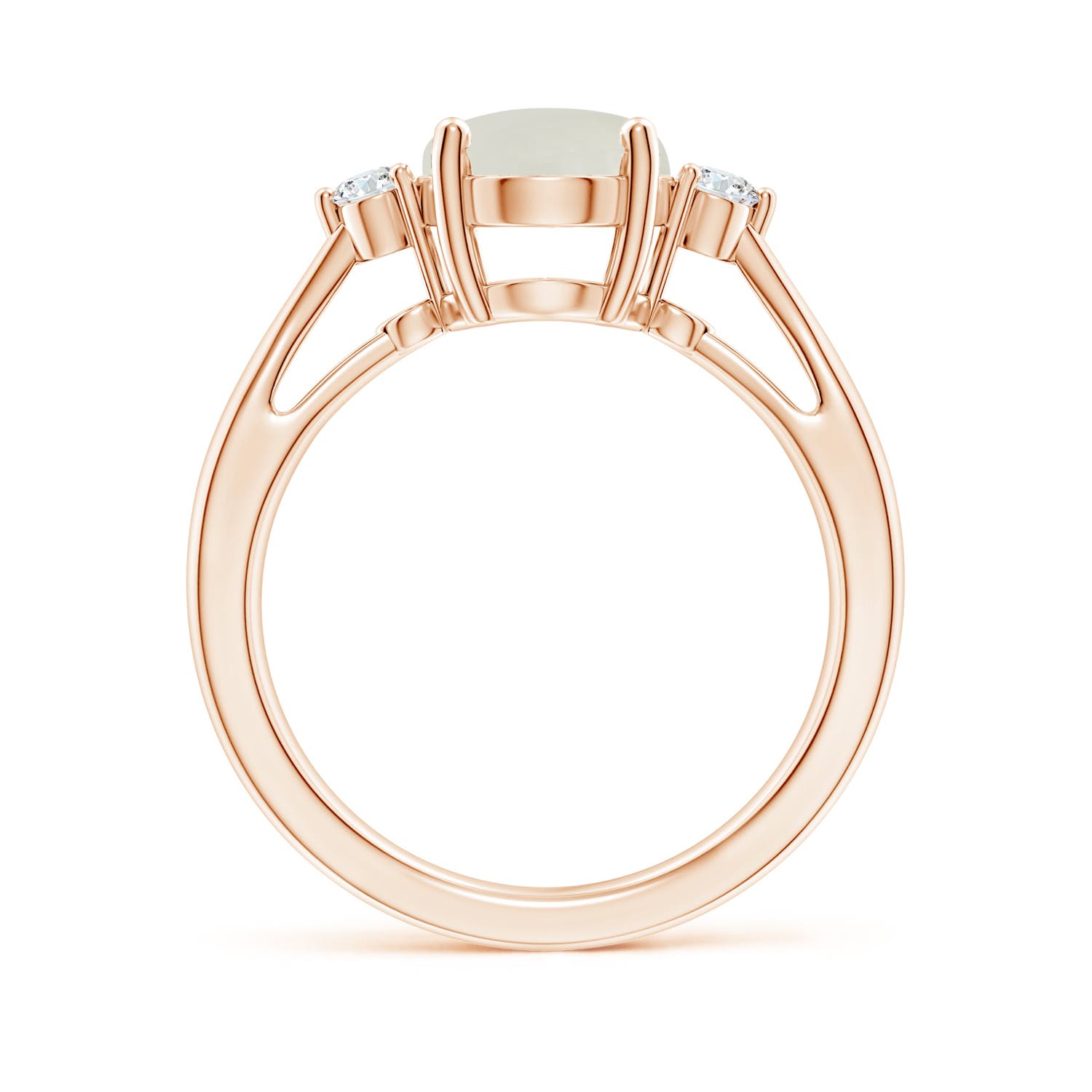 AAAA - Moonstone / 2.59 CT / 14 KT Rose Gold