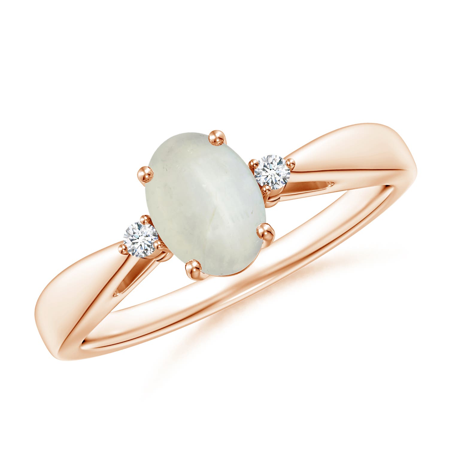 AA - Moonstone / 0.72 CT / 14 KT Rose Gold