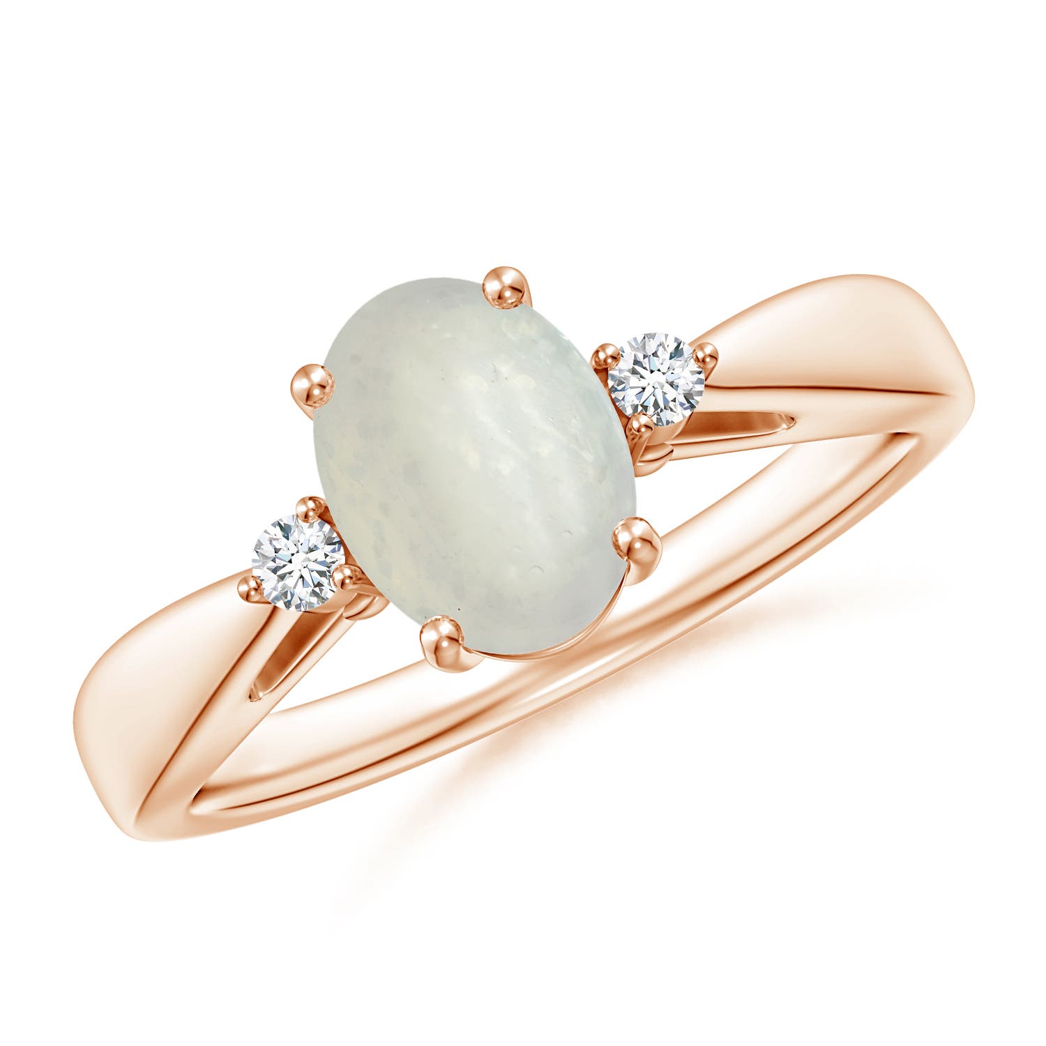 A - Moonstone / 1.16 CT / 14 KT Rose Gold