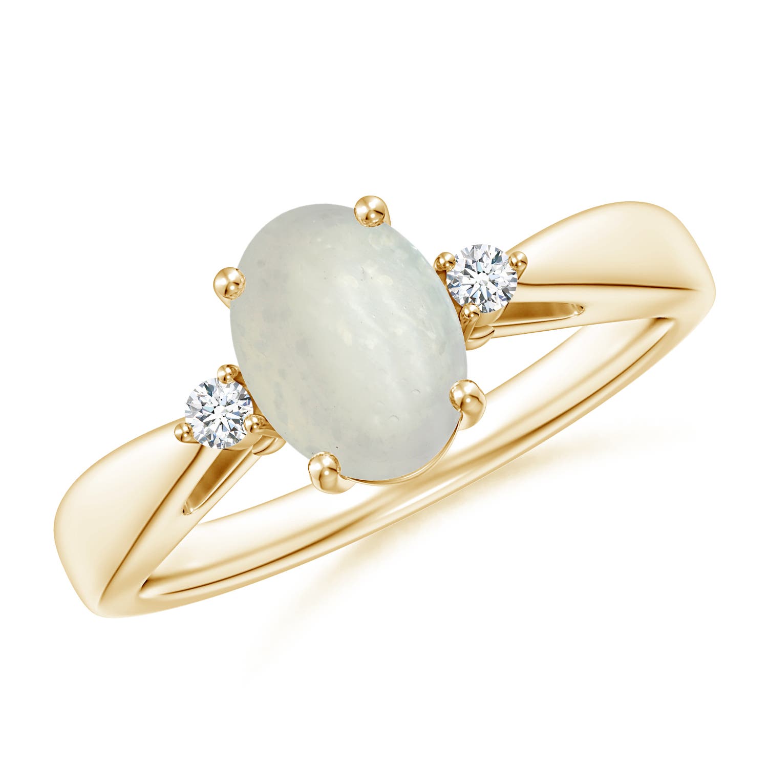 A - Moonstone / 1.16 CT / 14 KT Yellow Gold