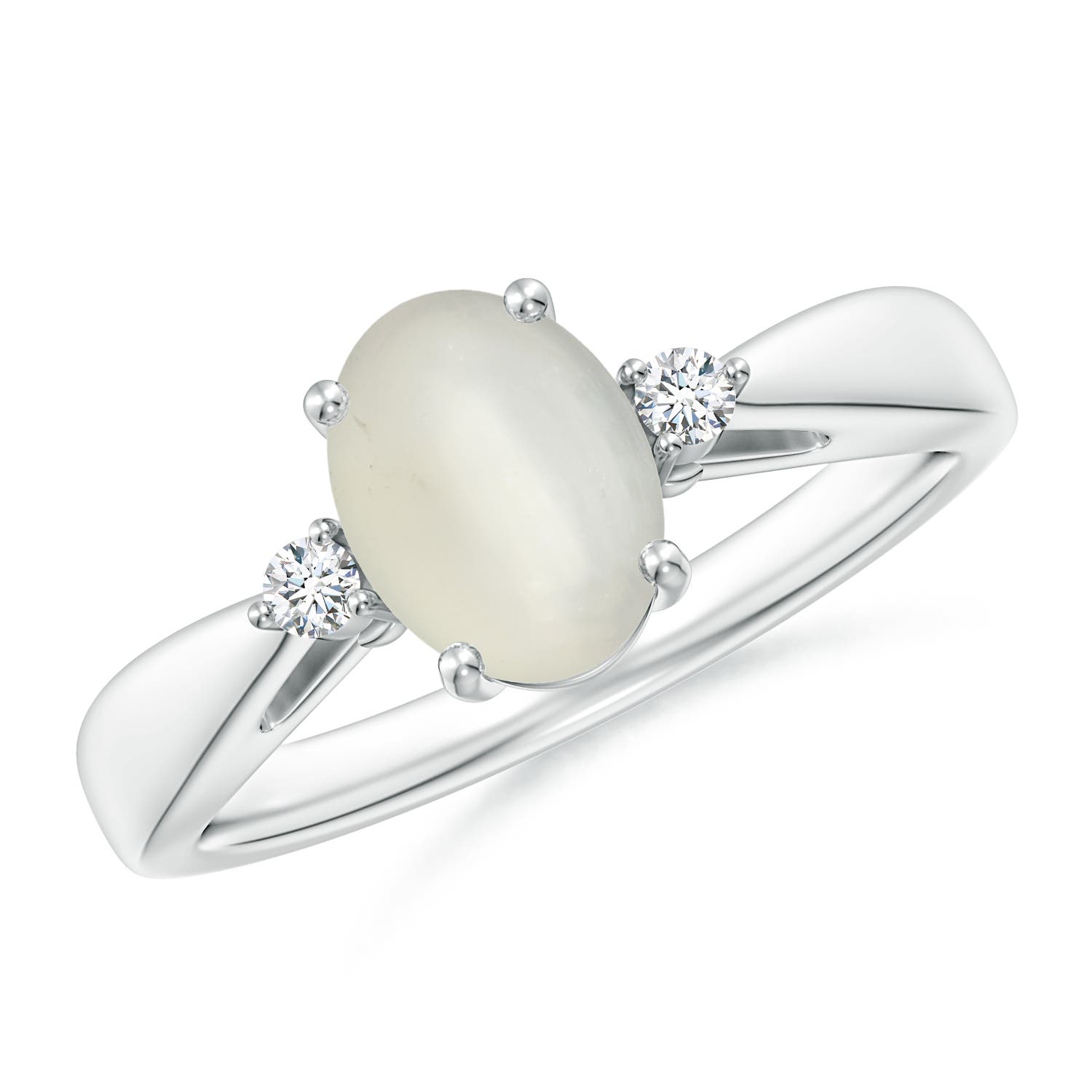 AAA - Moonstone / 1.16 CT / 14 KT White Gold