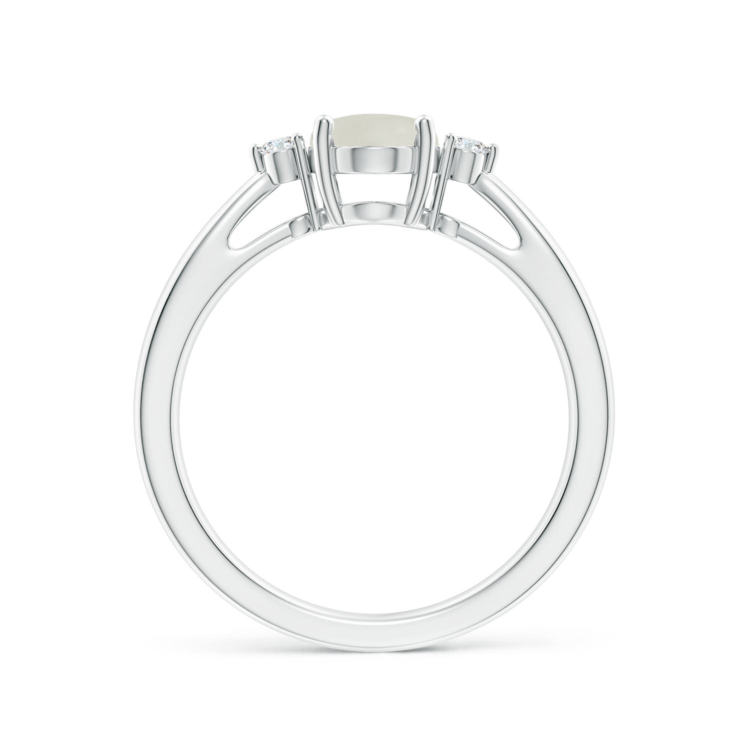 AAA - Moonstone / 1.16 CT / 14 KT White Gold