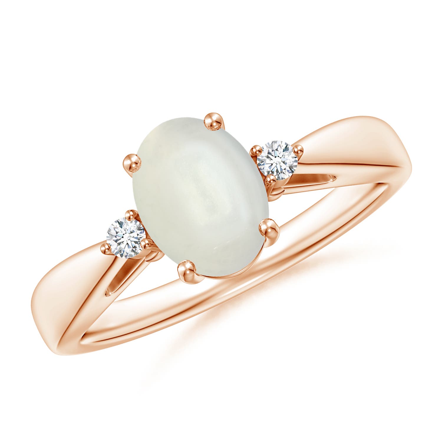 AAAA - Moonstone / 1.16 CT / 14 KT Rose Gold