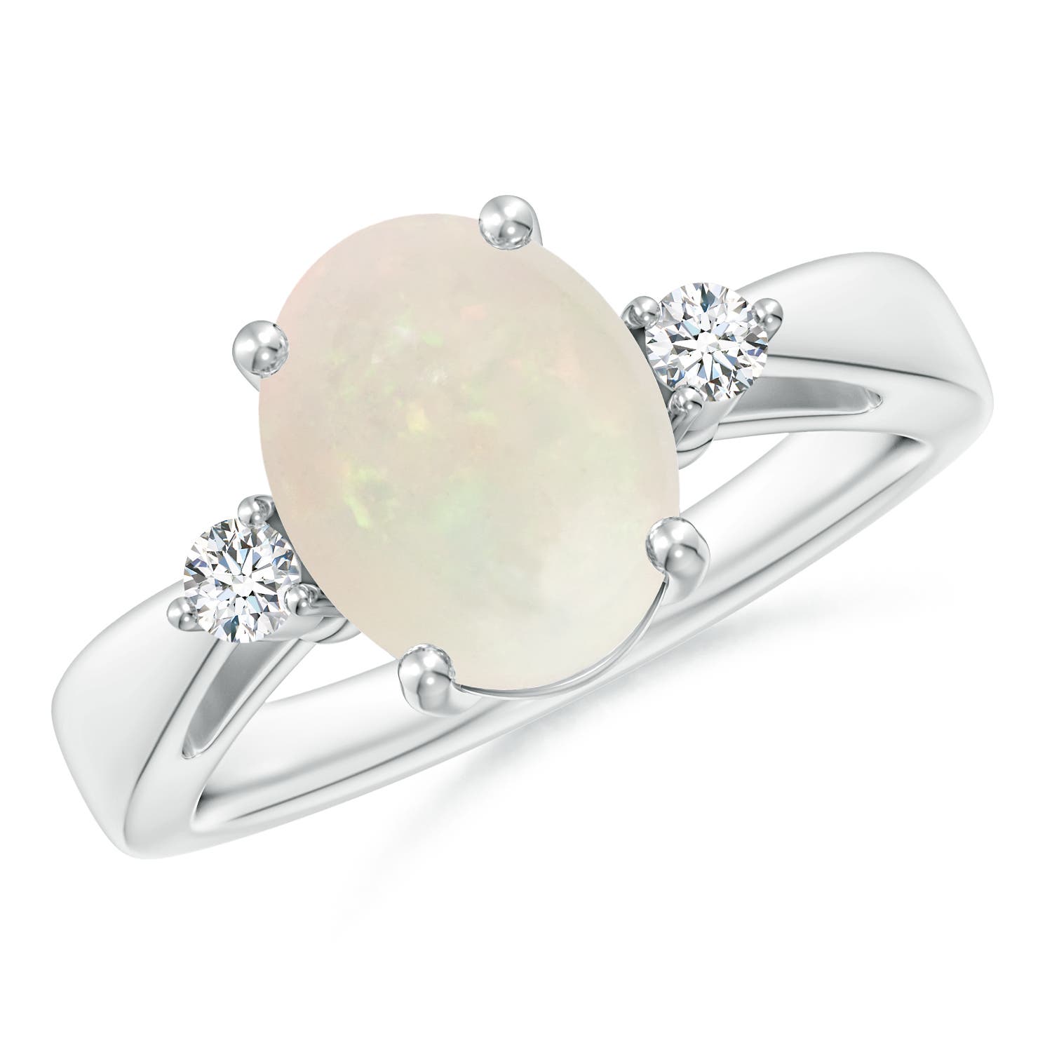 A - Opal / 1.54 CT / 14 KT White Gold