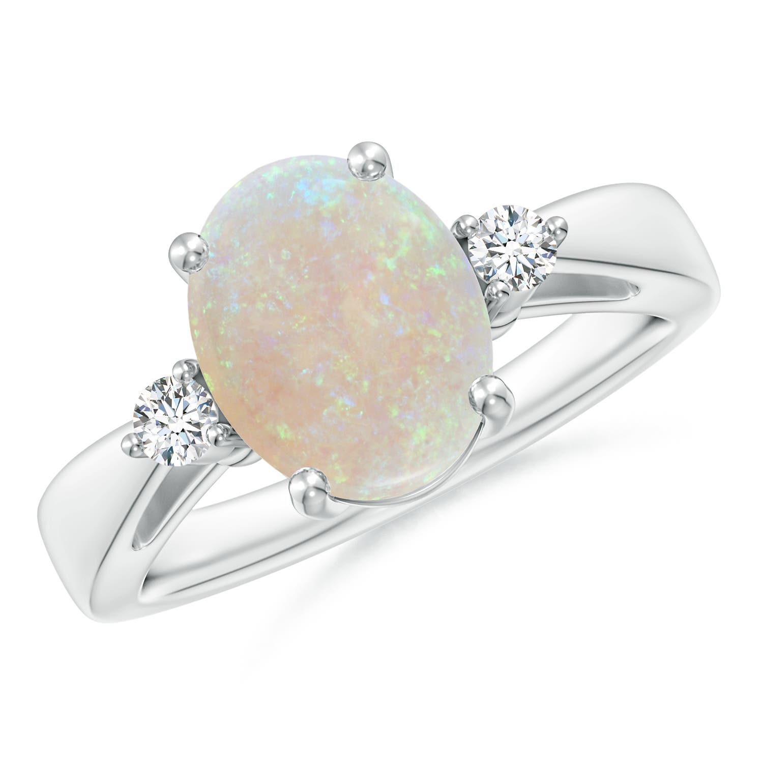 AA - Opal / 1.54 CT / 14 KT White Gold