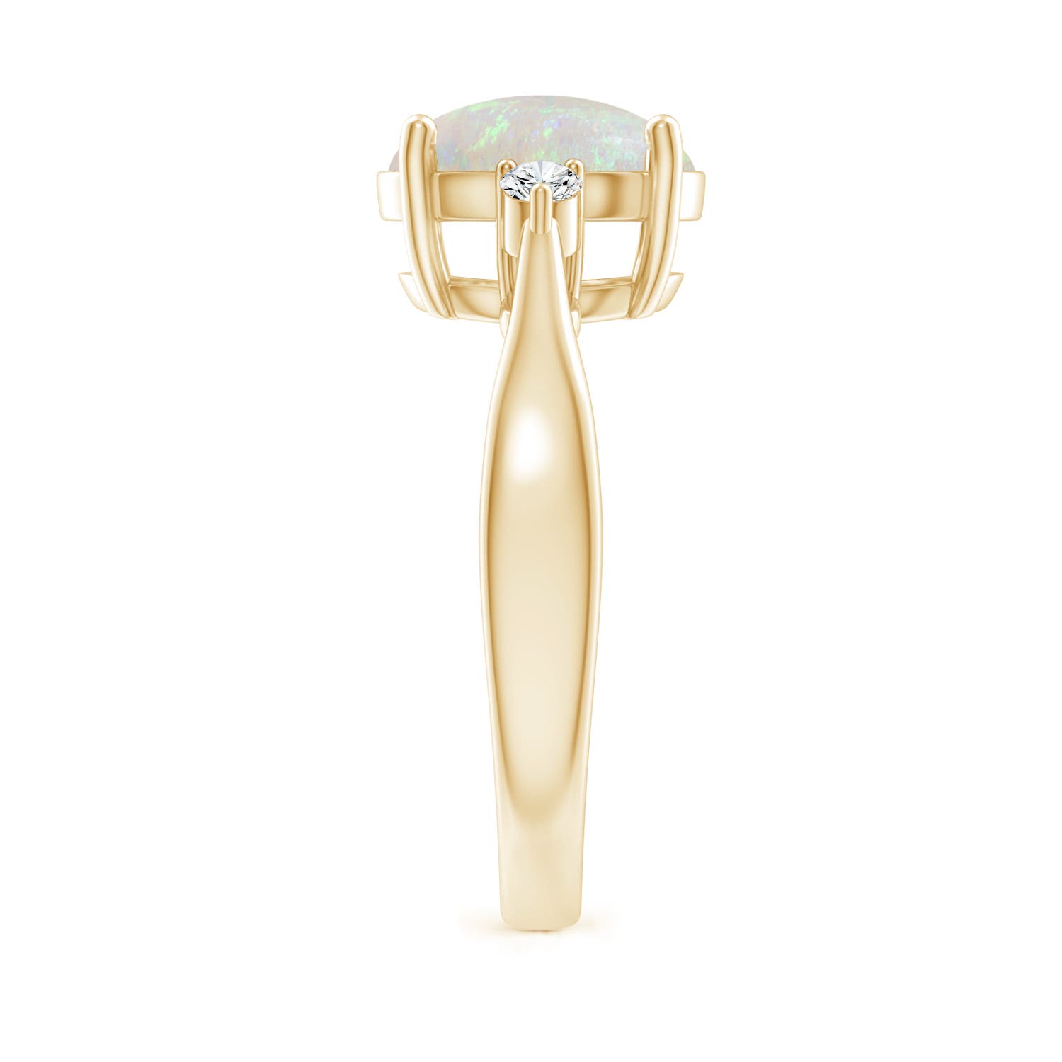 AA - Opal / 1.54 CT / 14 KT Yellow Gold