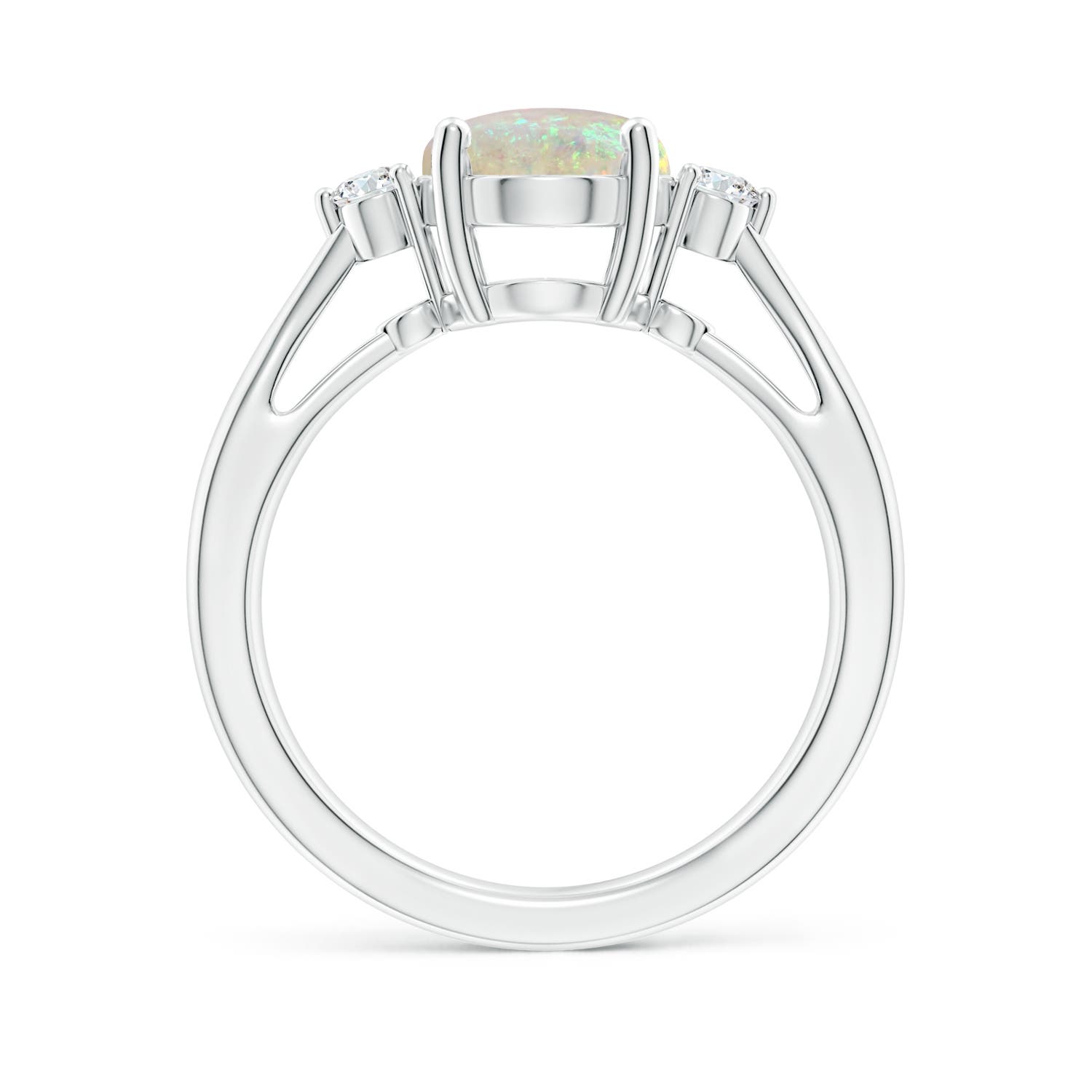 AAA - Opal / 1.54 CT / 14 KT White Gold