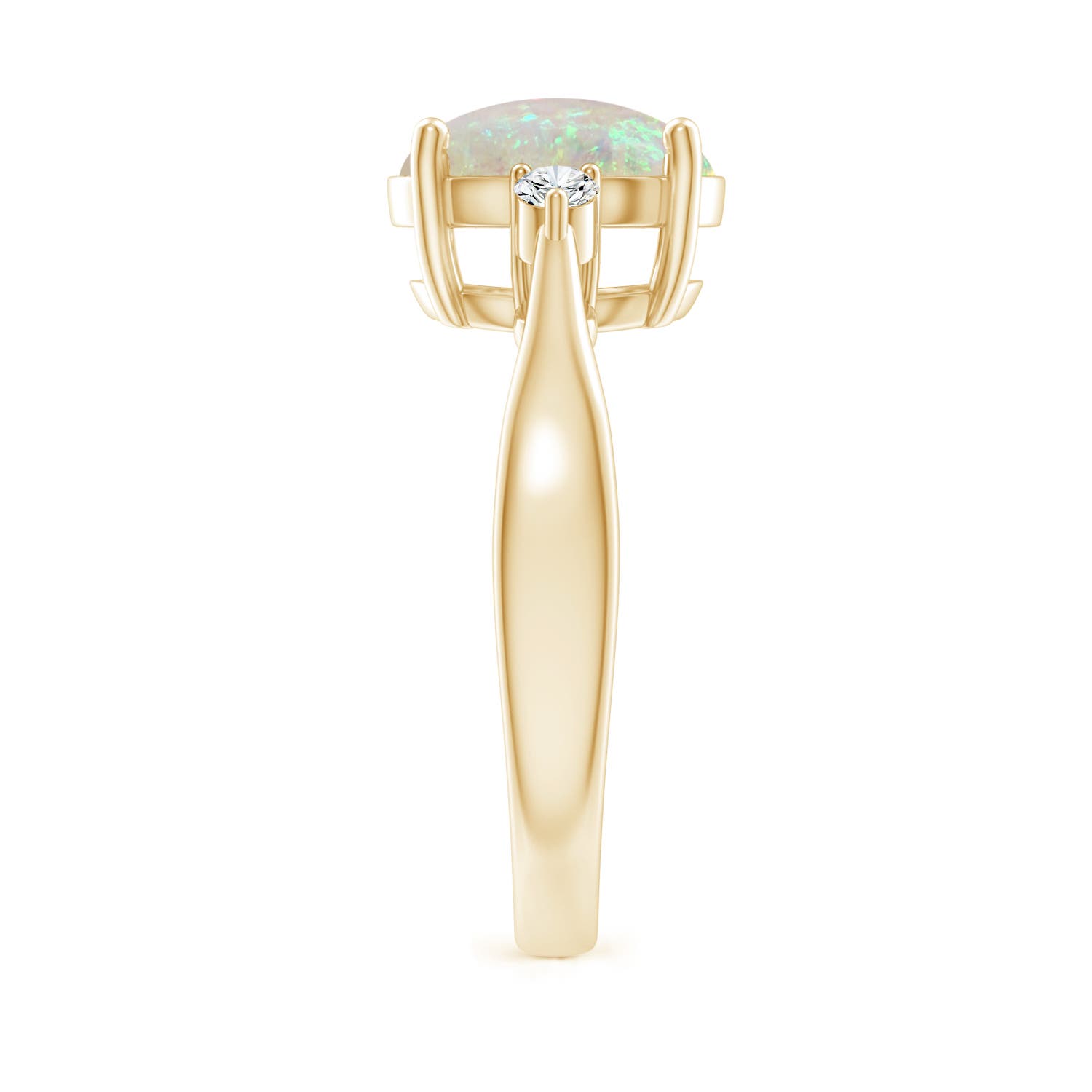 AAA - Opal / 1.54 CT / 14 KT Yellow Gold