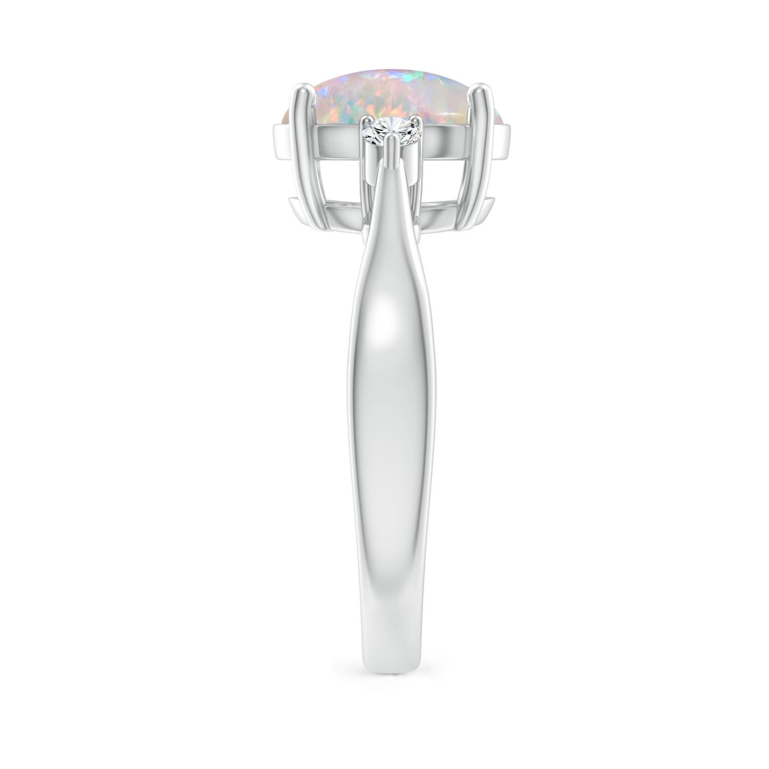 AAAA - Opal / 1.54 CT / 14 KT White Gold