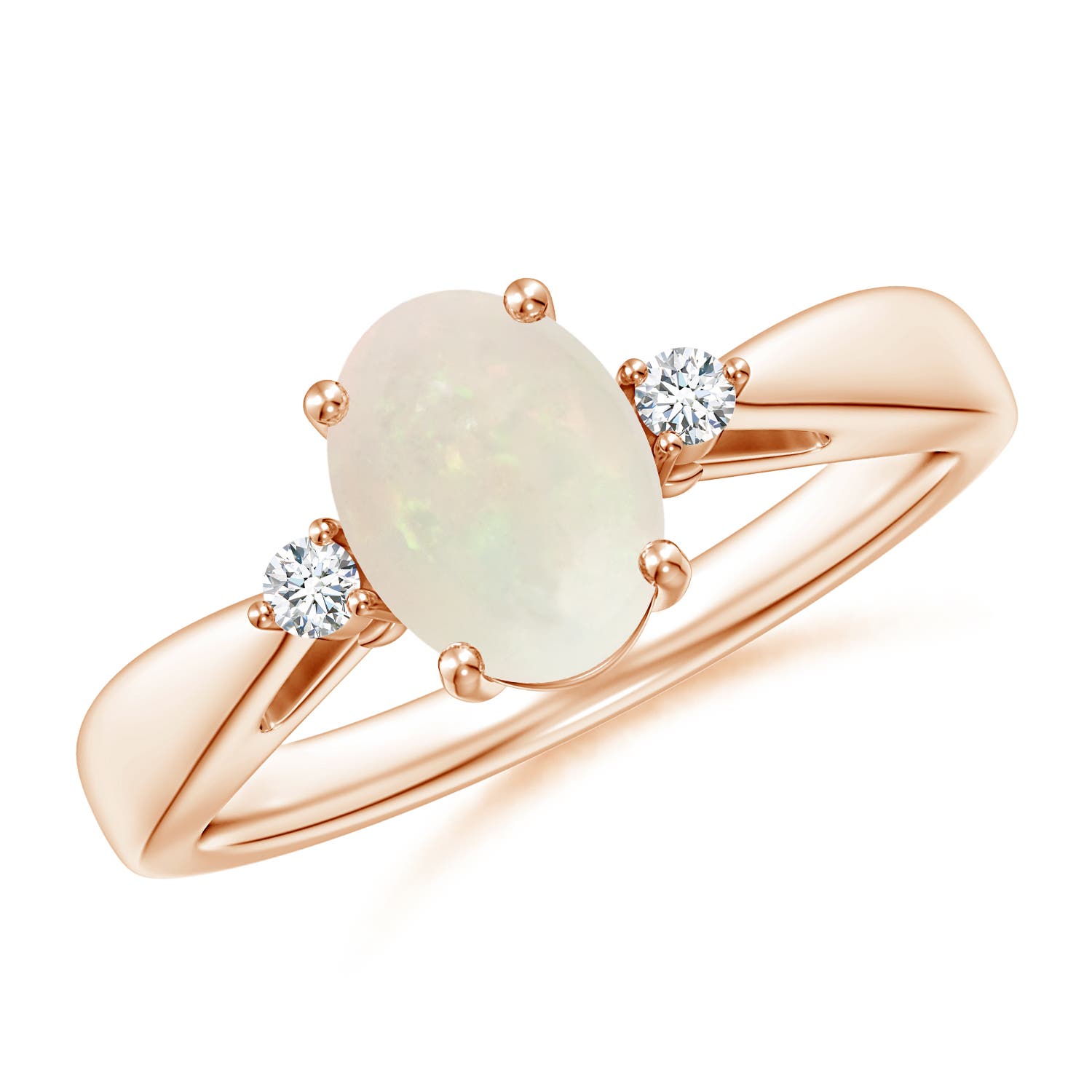 A - Opal / 0.86 CT / 14 KT Rose Gold