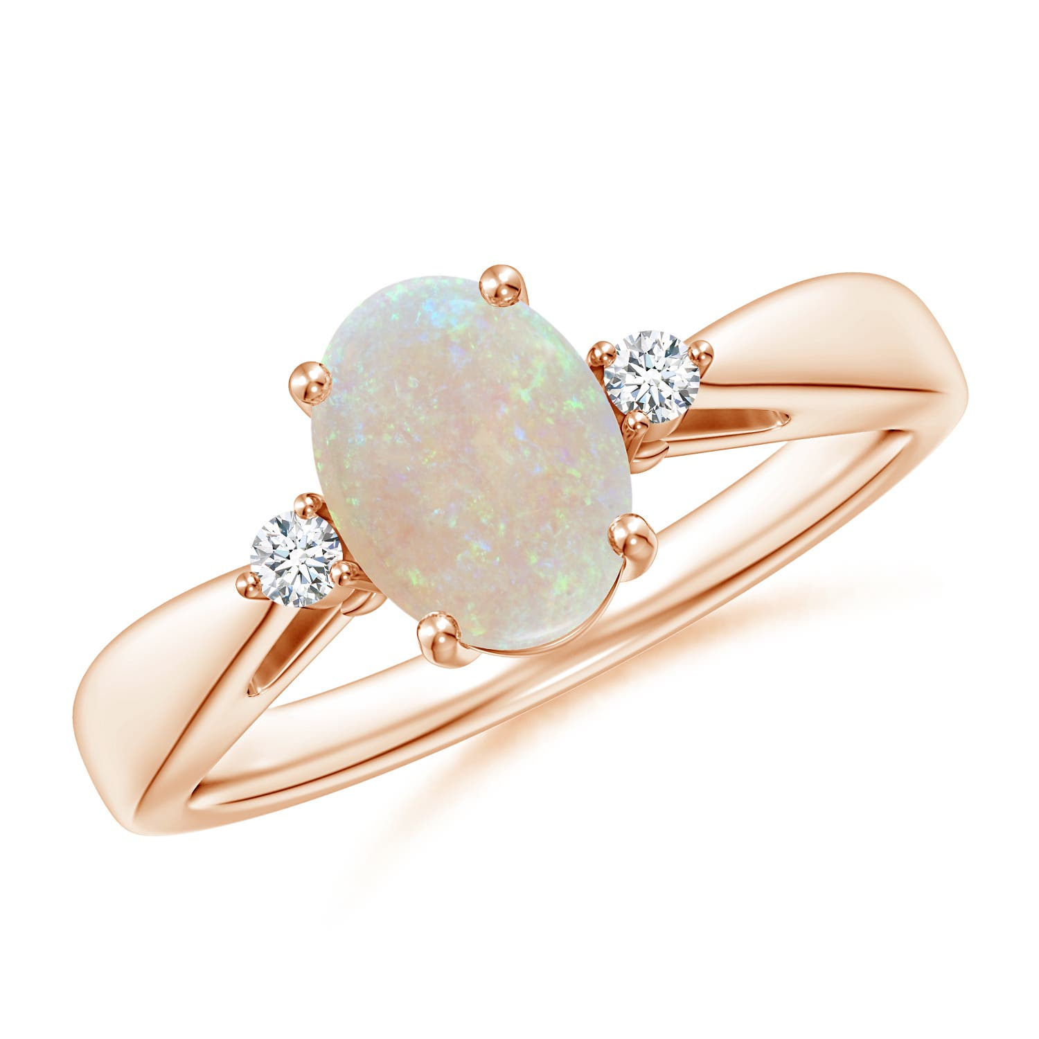 AA - Opal / 0.86 CT / 14 KT Rose Gold