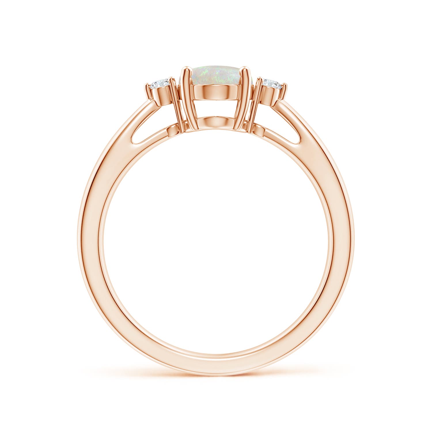 AA - Opal / 0.86 CT / 14 KT Rose Gold