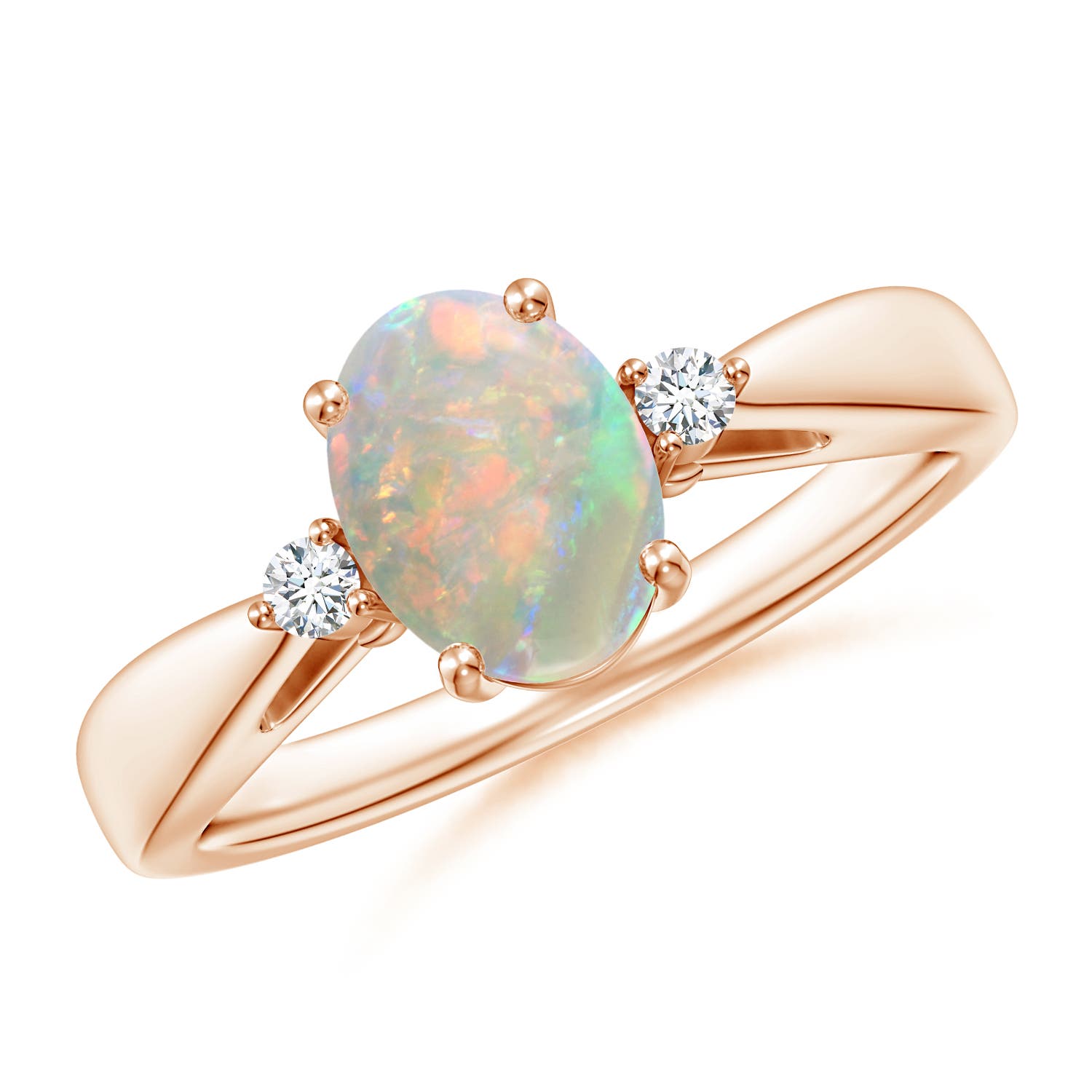 AAAA - Opal / 0.86 CT / 14 KT Rose Gold