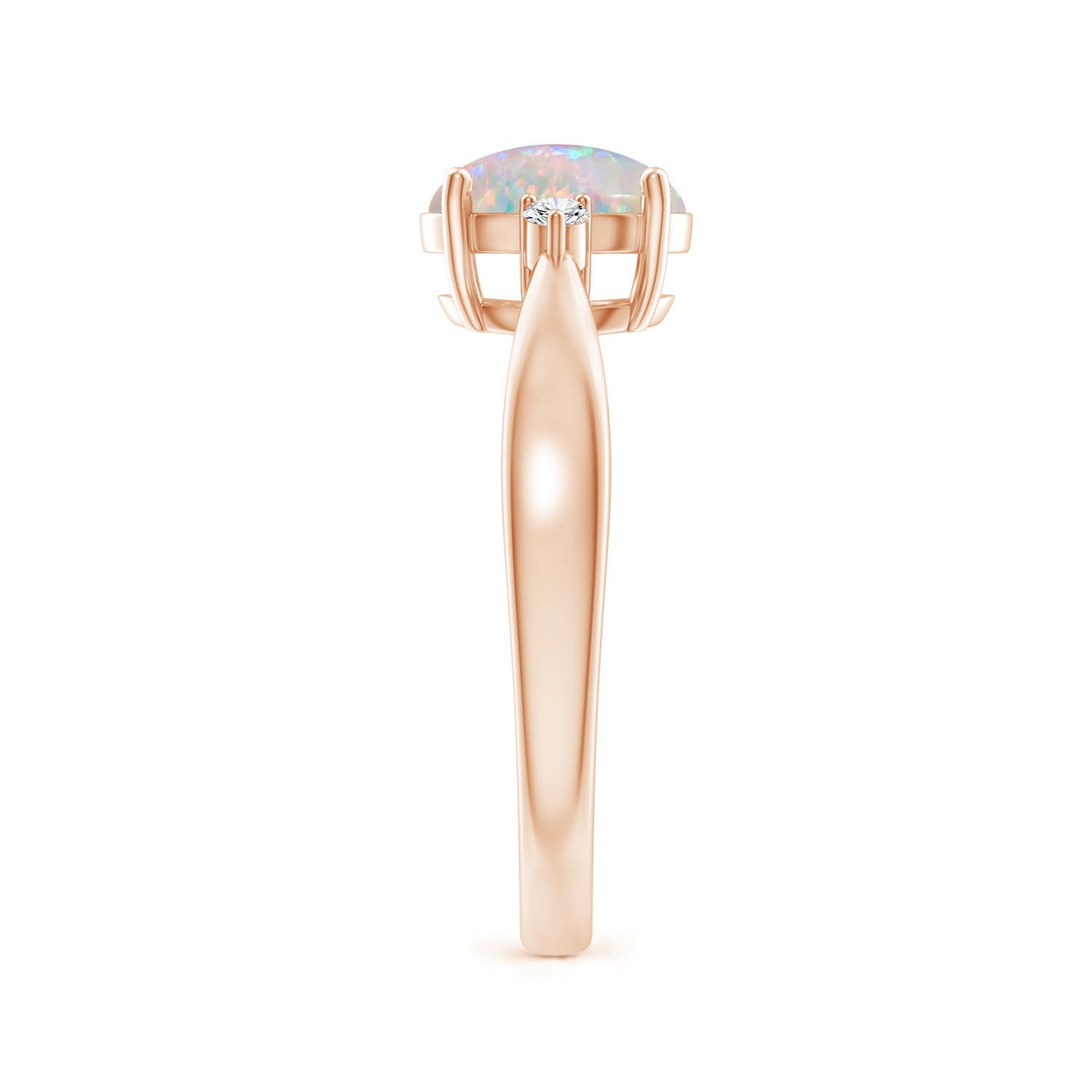 AAAA - Opal / 0.86 CT / 14 KT Rose Gold