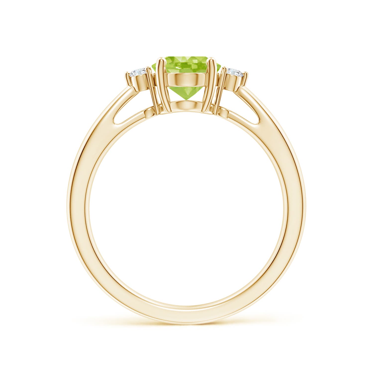 AA - Peridot / 1.41 CT / 14 KT Yellow Gold