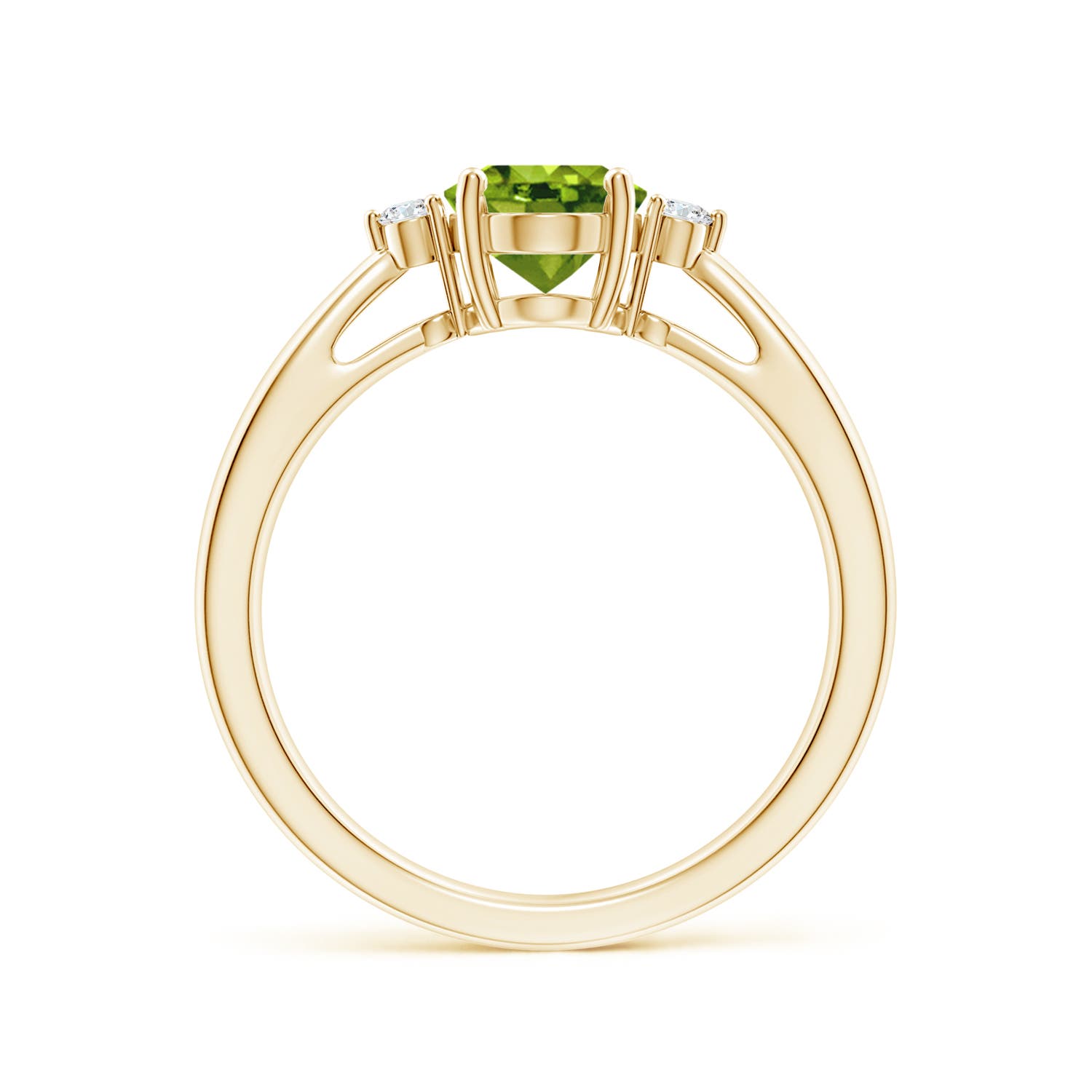 AAAA - Peridot / 1.41 CT / 14 KT Yellow Gold