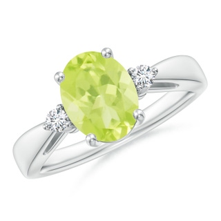 Oval A Peridot