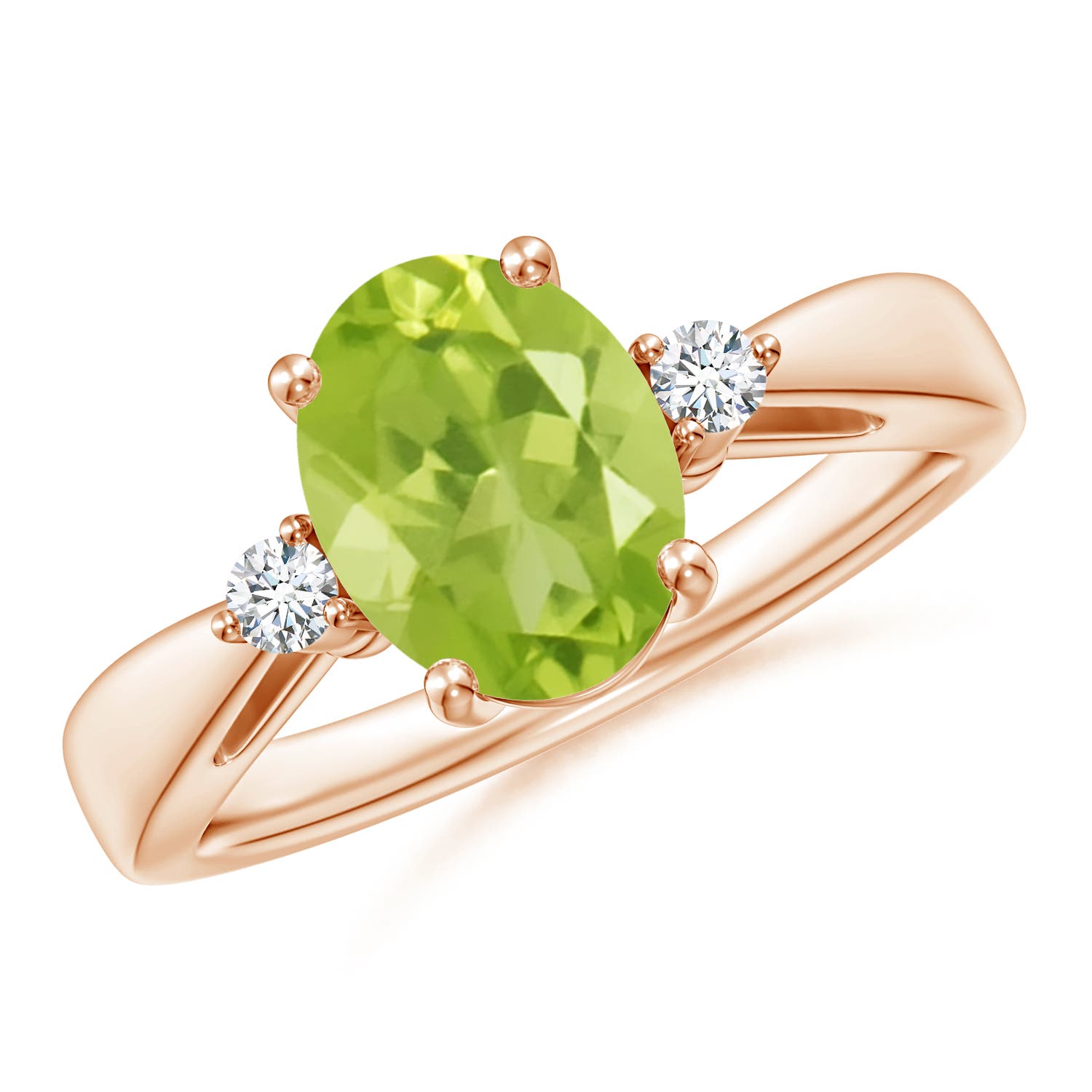 AA - Peridot / 1.97 CT / 14 KT Rose Gold