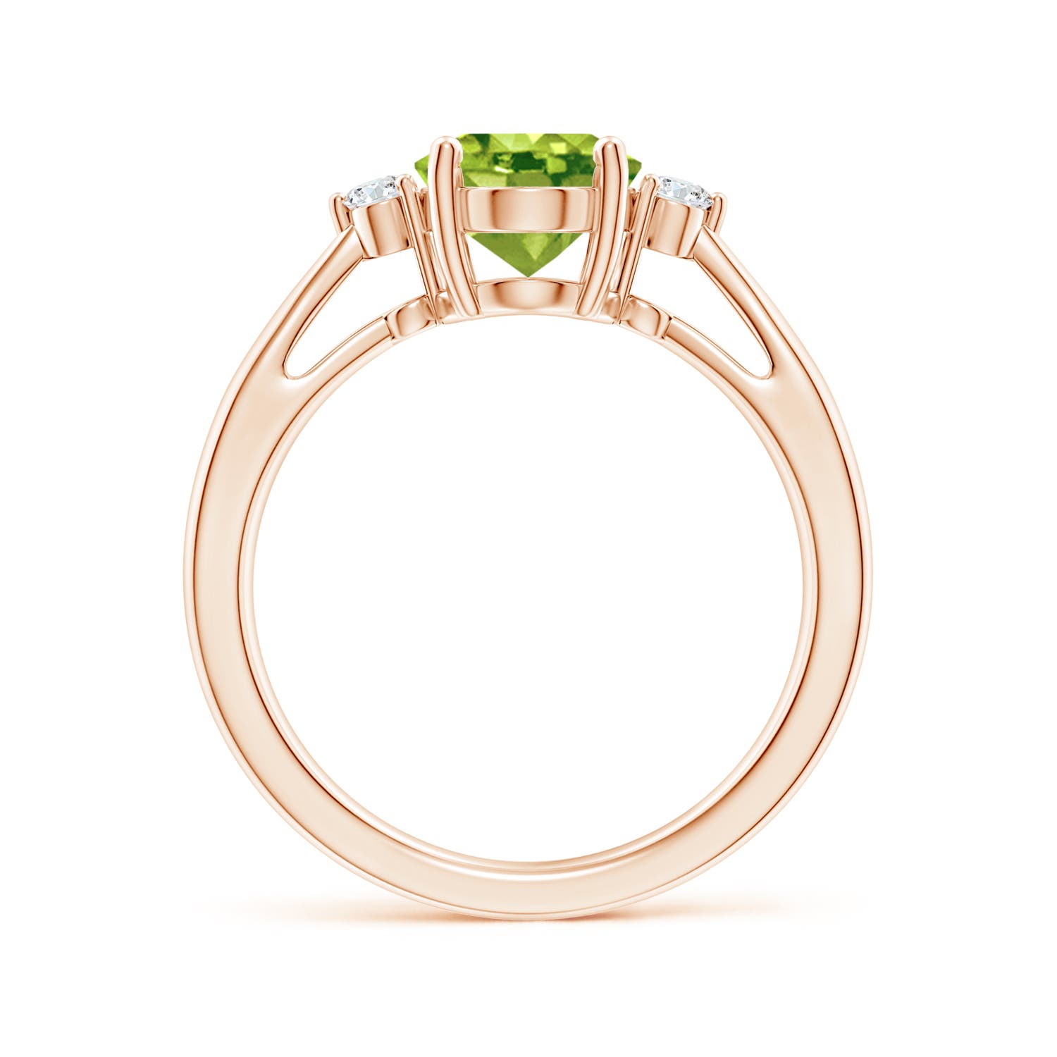 AAA - Peridot / 1.97 CT / 14 KT Rose Gold