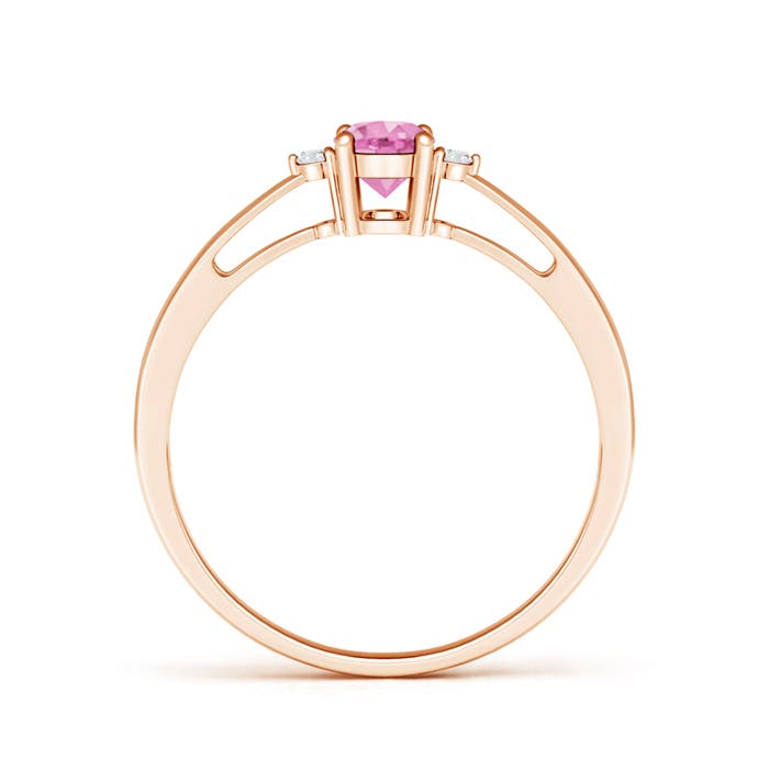 A - Pink Sapphire / 0.58 CT / 14 KT Rose Gold