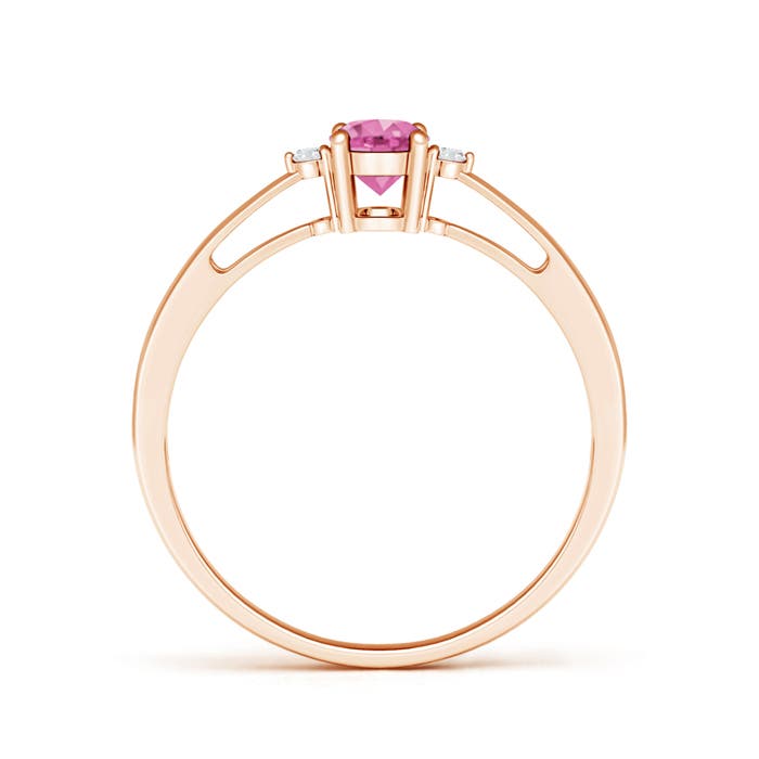 AA - Pink Sapphire / 0.58 CT / 14 KT Rose Gold