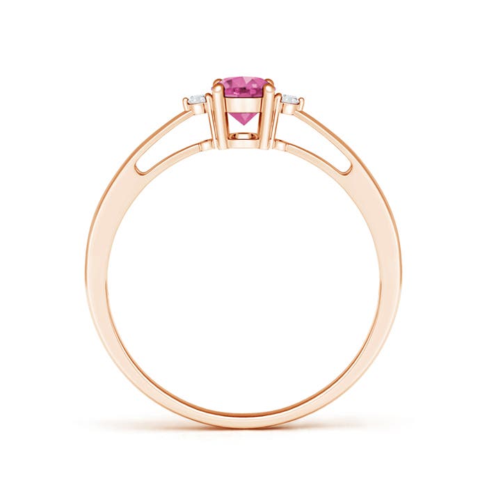 AAA - Pink Sapphire / 0.58 CT / 14 KT Rose Gold