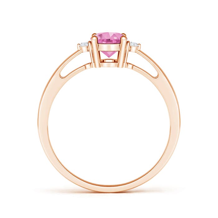 A - Pink Sapphire / 0.89 CT / 14 KT Rose Gold