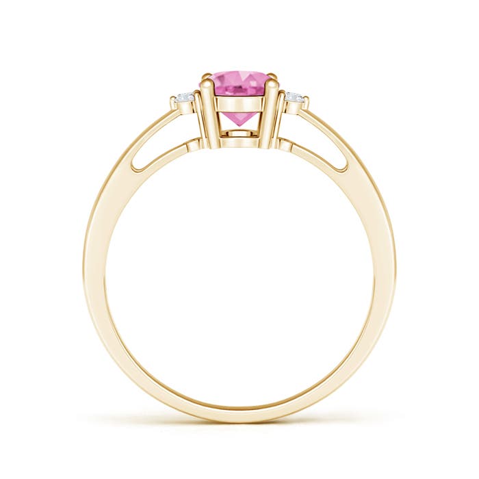 A - Pink Sapphire / 0.89 CT / 14 KT Yellow Gold