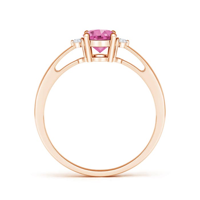 AA - Pink Sapphire / 0.89 CT / 14 KT Rose Gold