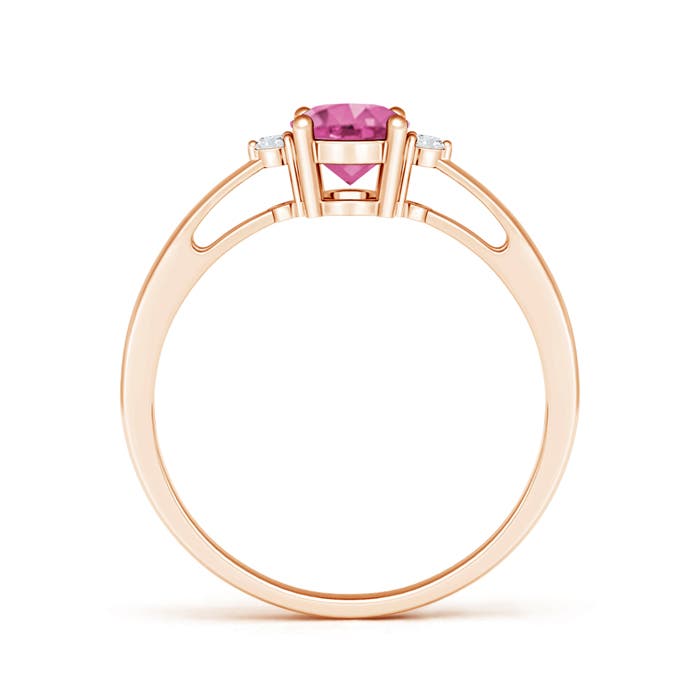 AAA - Pink Sapphire / 0.89 CT / 14 KT Rose Gold