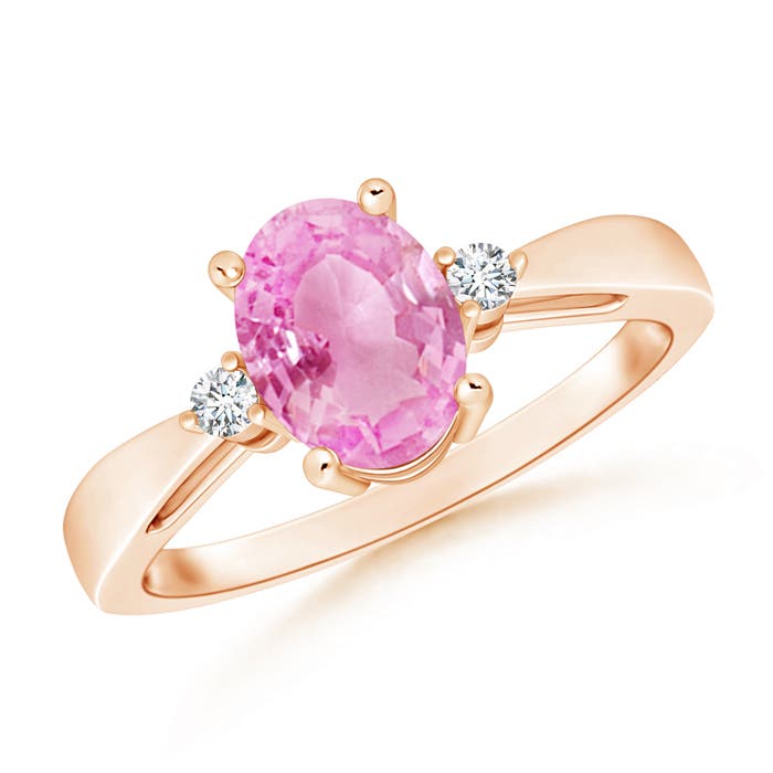 A - Pink Sapphire / 1.51 CT / 14 KT Rose Gold