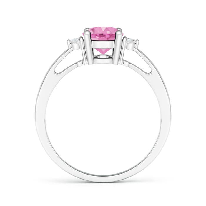 A - Pink Sapphire / 1.51 CT / 14 KT White Gold