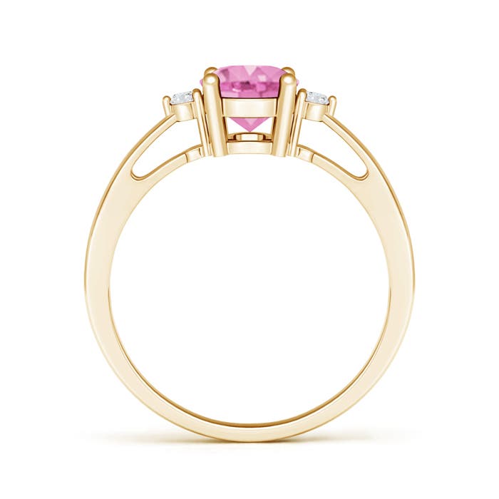 A - Pink Sapphire / 1.51 CT / 14 KT Yellow Gold