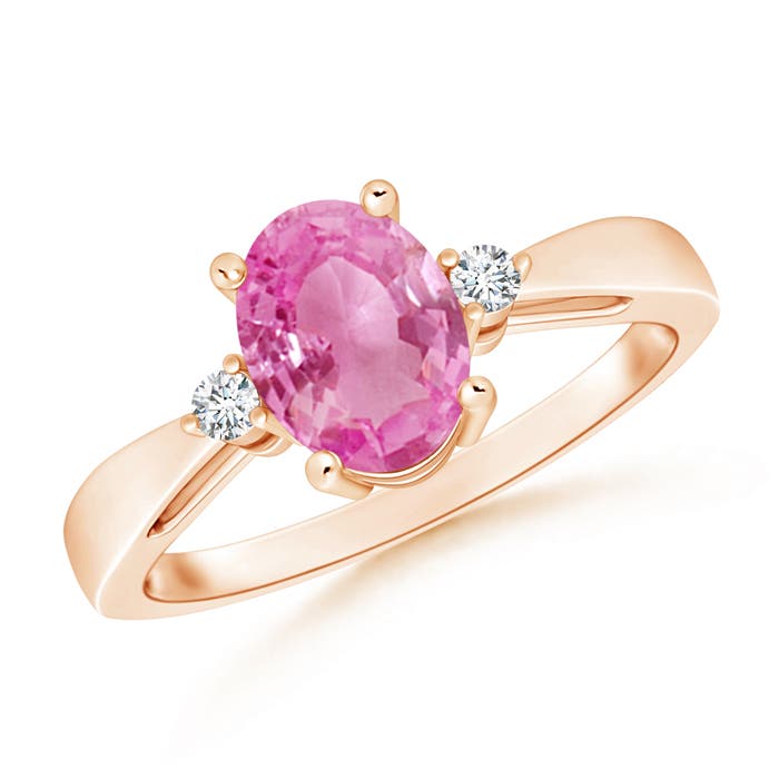 AA - Pink Sapphire / 1.51 CT / 14 KT Rose Gold