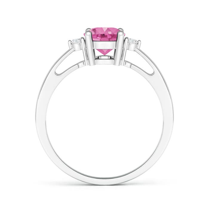 AA - Pink Sapphire / 1.51 CT / 14 KT White Gold