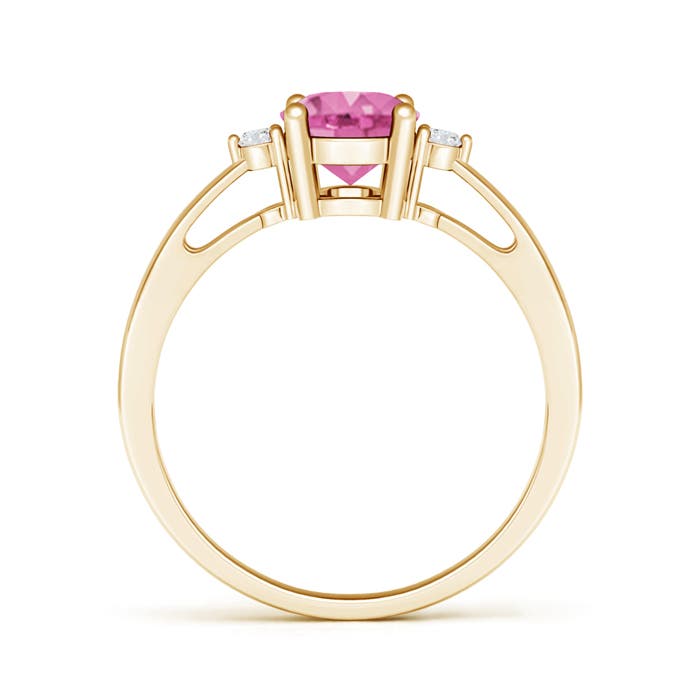 AA - Pink Sapphire / 1.51 CT / 14 KT Yellow Gold