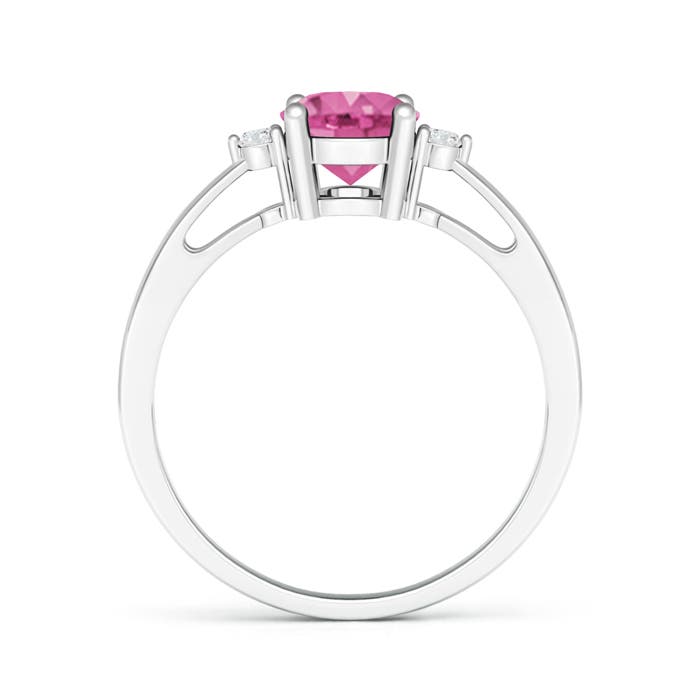 AAA - Pink Sapphire / 1.51 CT / 14 KT White Gold